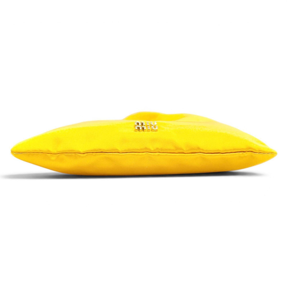 Miu Miu Yellow Silk Pouch (Pre-Owned)