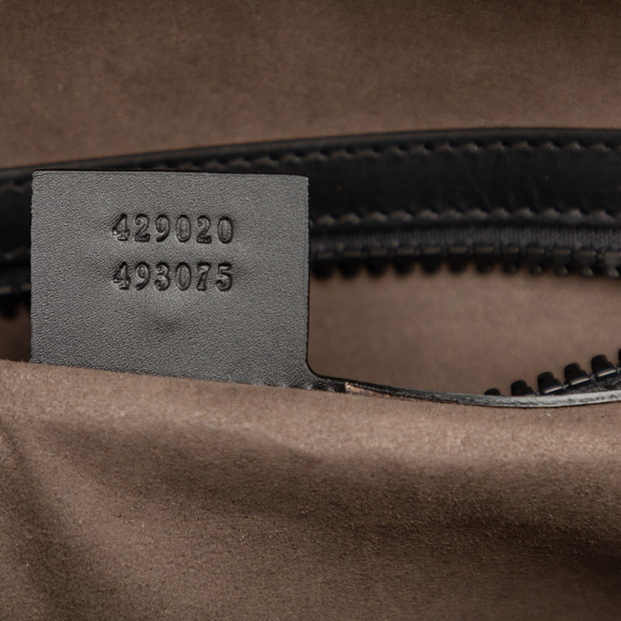 Gucci Beige Black Pvc Leather Backpack (Pre-Owned)