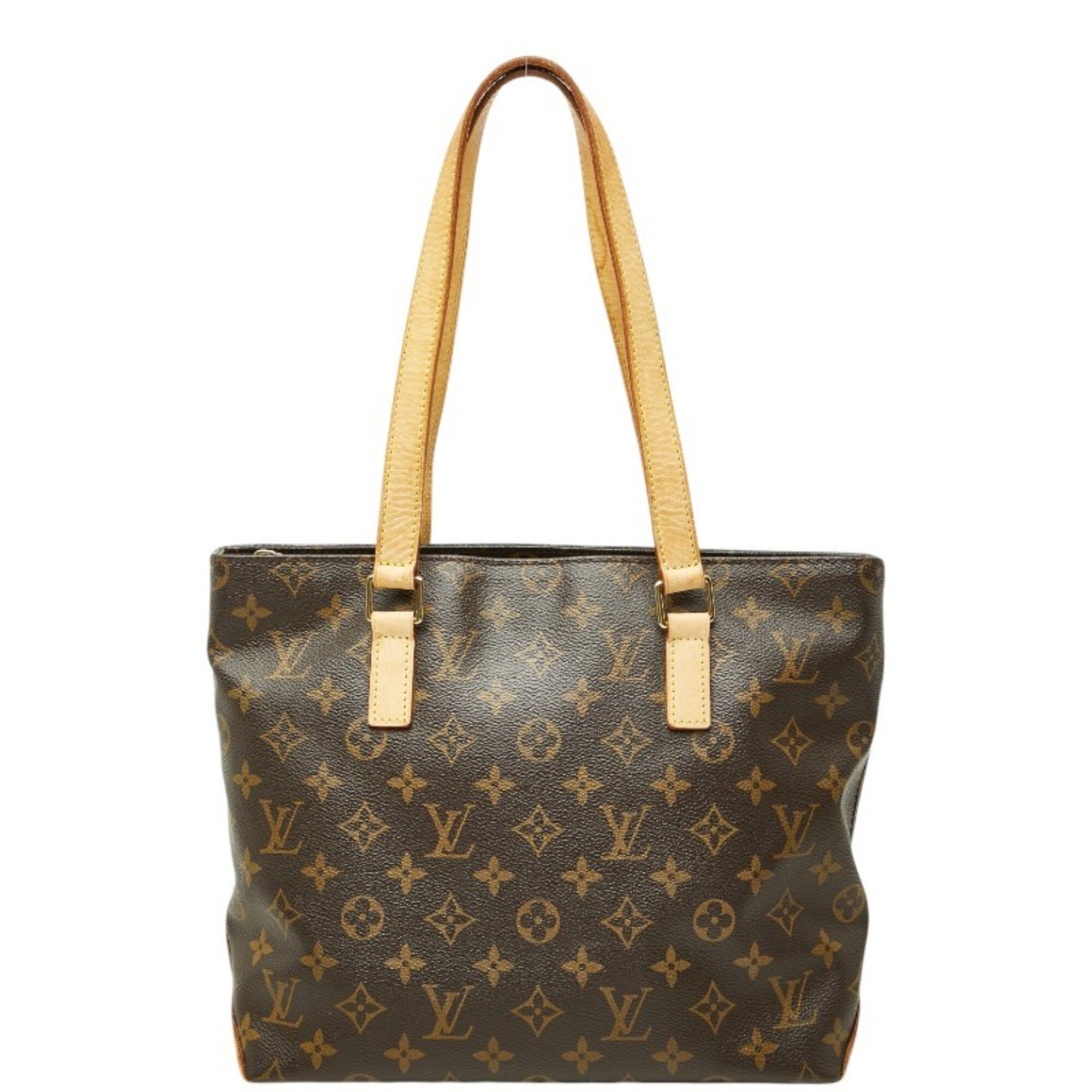 Louis Vuitton Brown Pvc Leather Shoulder Bag Tote Bag (Pre-Owned)