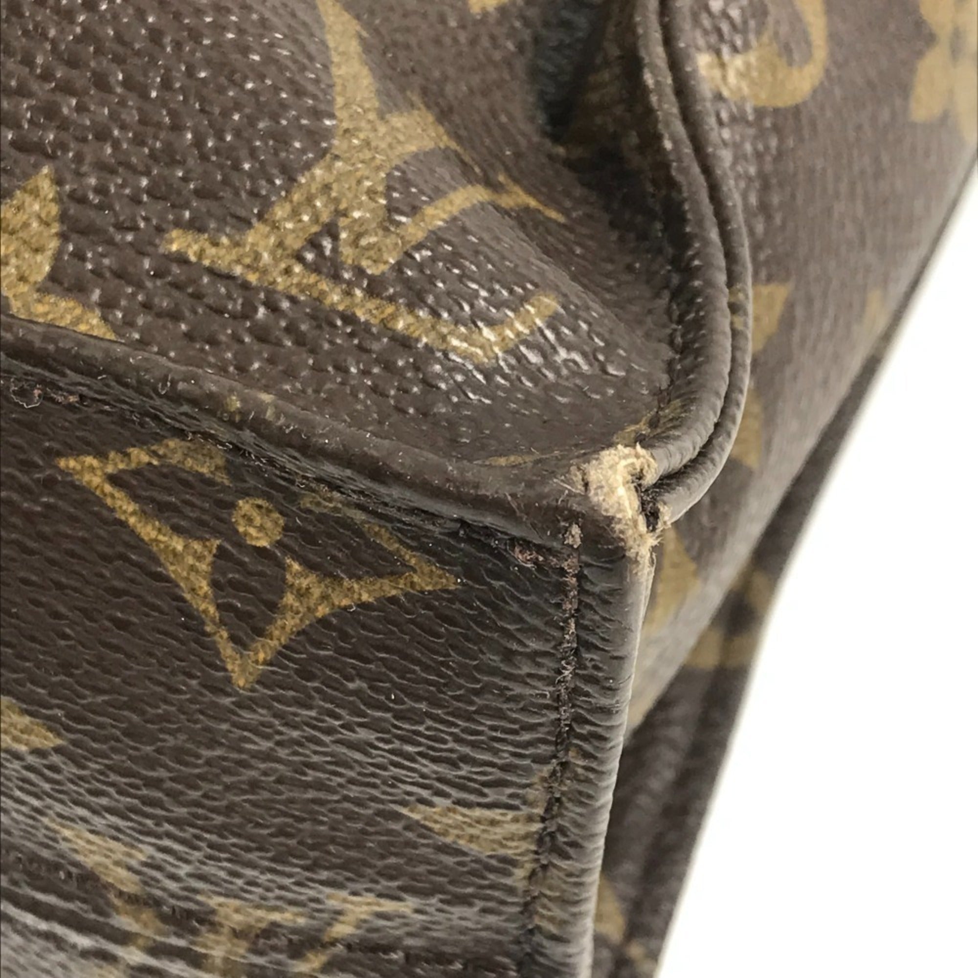 Louis Vuitton Brown Monogram Canvas Handbag Tote Bag (Pre-Owned)