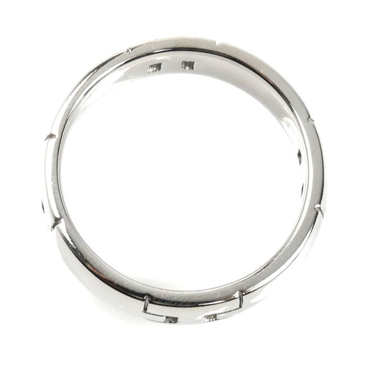 Hermes White Gold (18K) Band Ring (Pre-Owned)