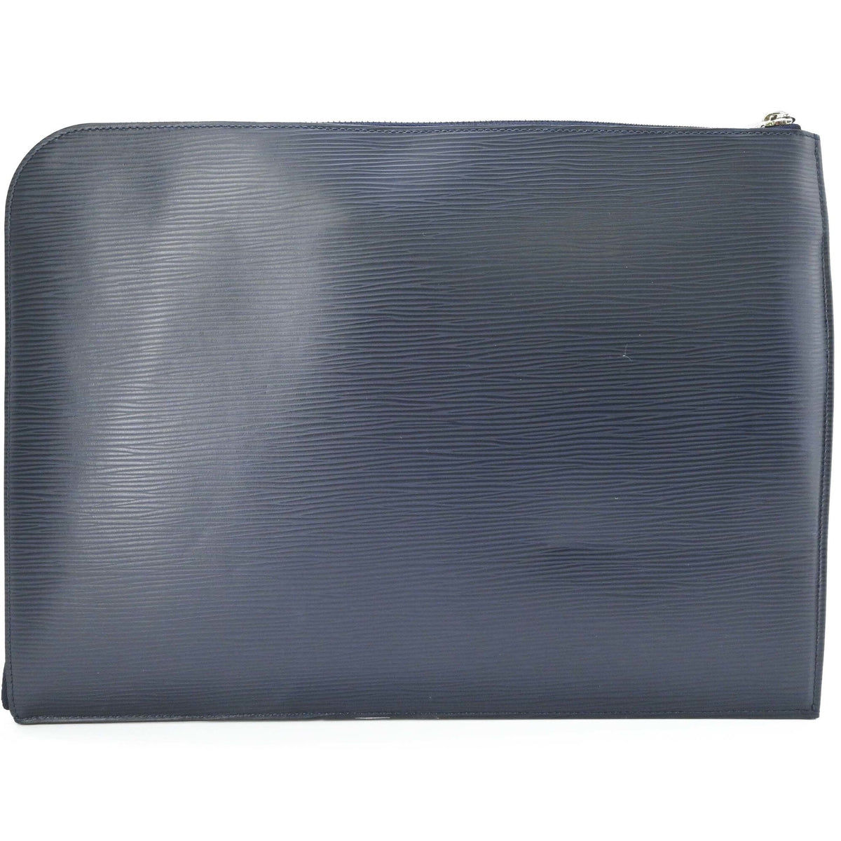 Louis Vuitton Epi Navy Epi Leather Clutch Bag Pouch (Pre-Owned)