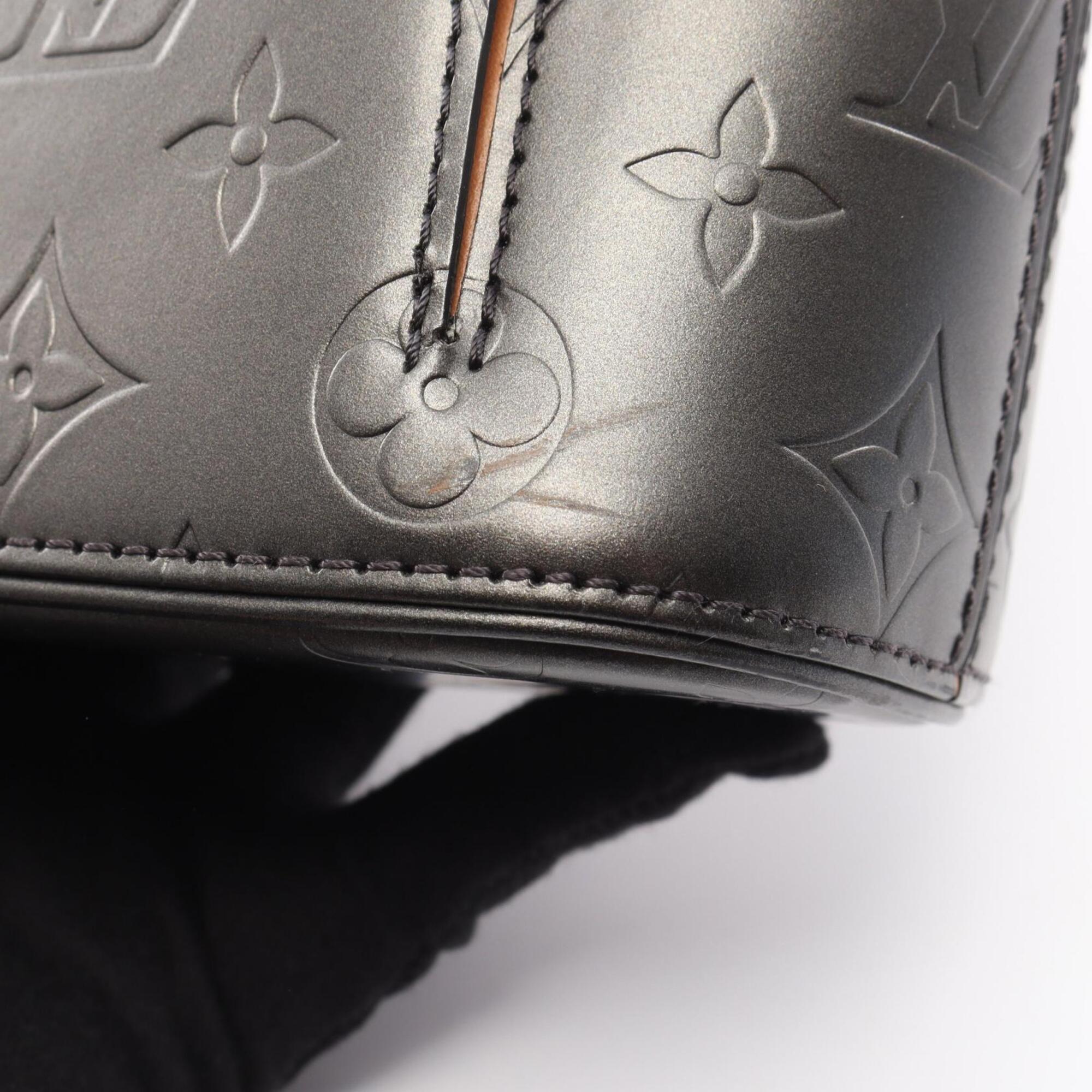 Louis Vuitton Monogram Mat Black Handbag Shoulder Bag (Pre-Owned)