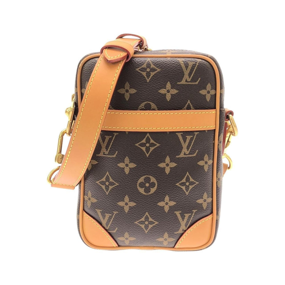 Louis Vuitton Brown Coated Canvas Handbag (Pre-Owned)