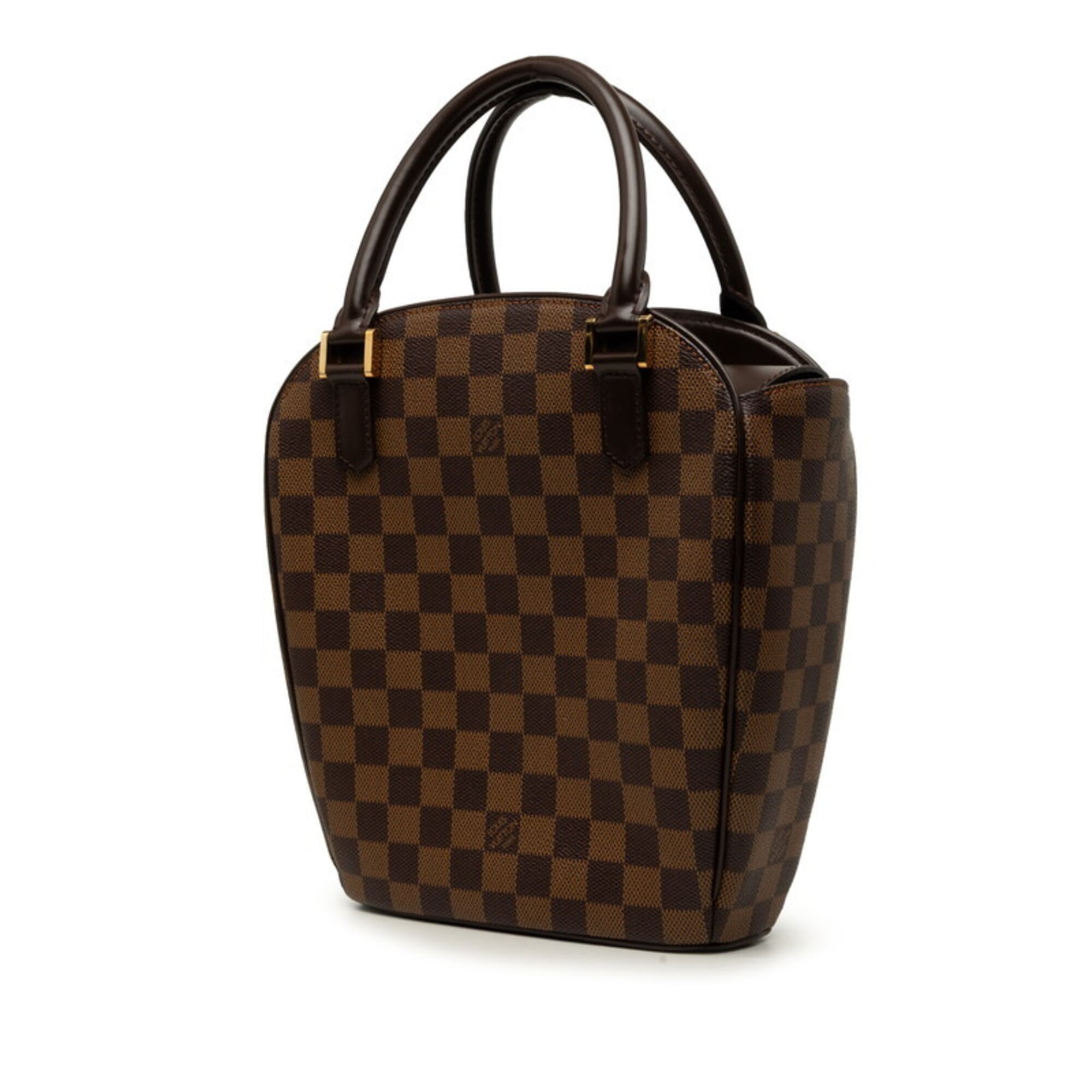 Louis Vuitton Damier Brown Pvc Leather Handbag (Pre-Owned)