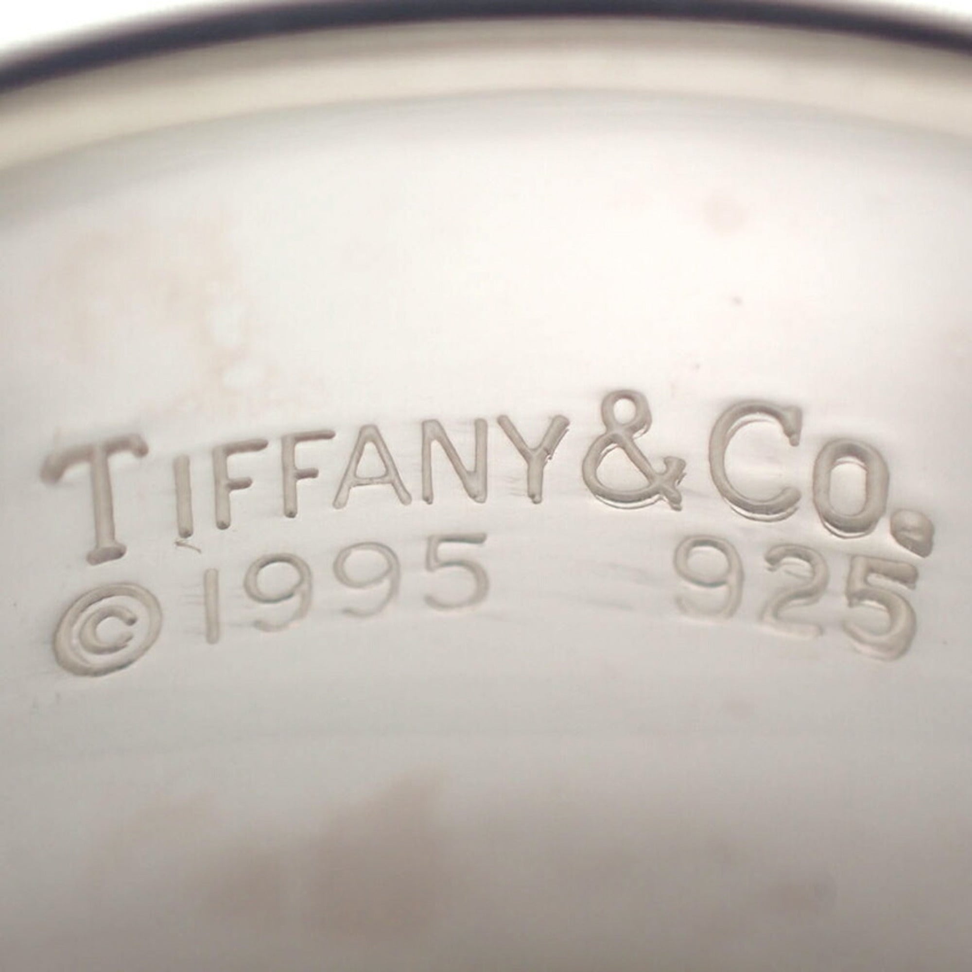 Tiffany Sterling Silver 925 Band Ring (Pre-Owned)