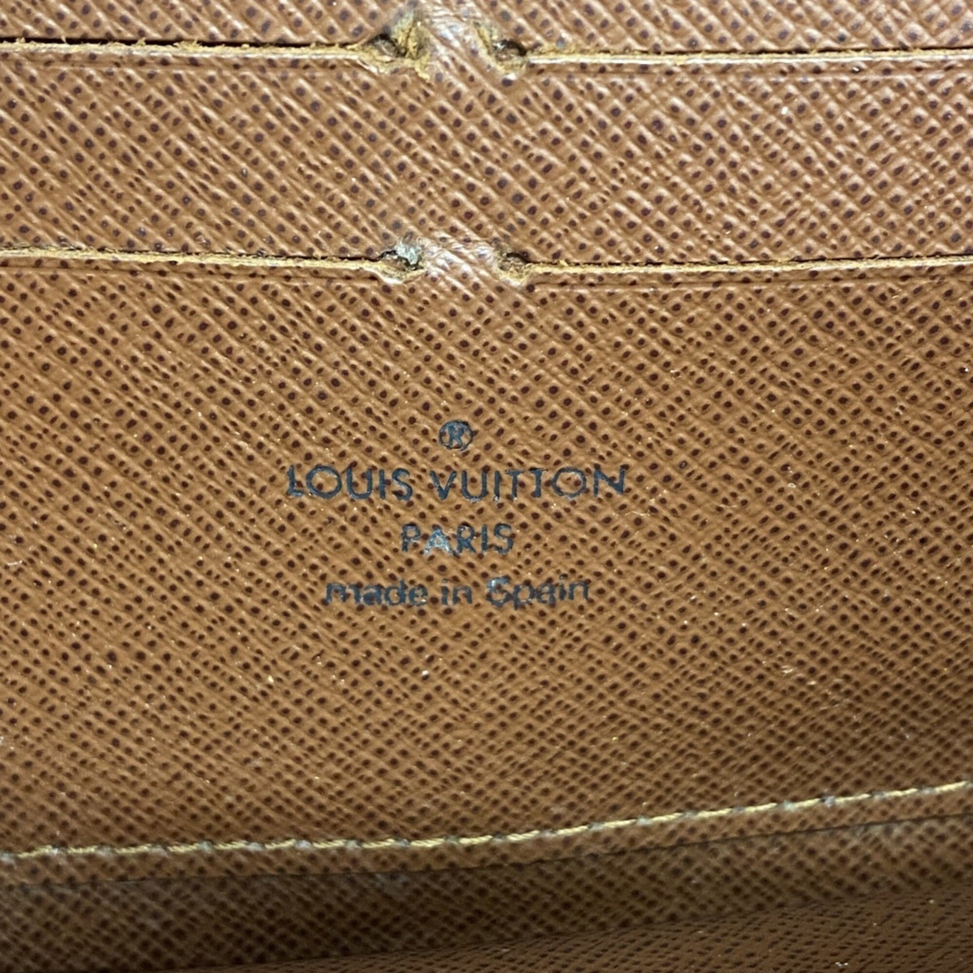 Louis Vuitton Brown Long Wallet (Bi-Fold) (Pre-Owned)