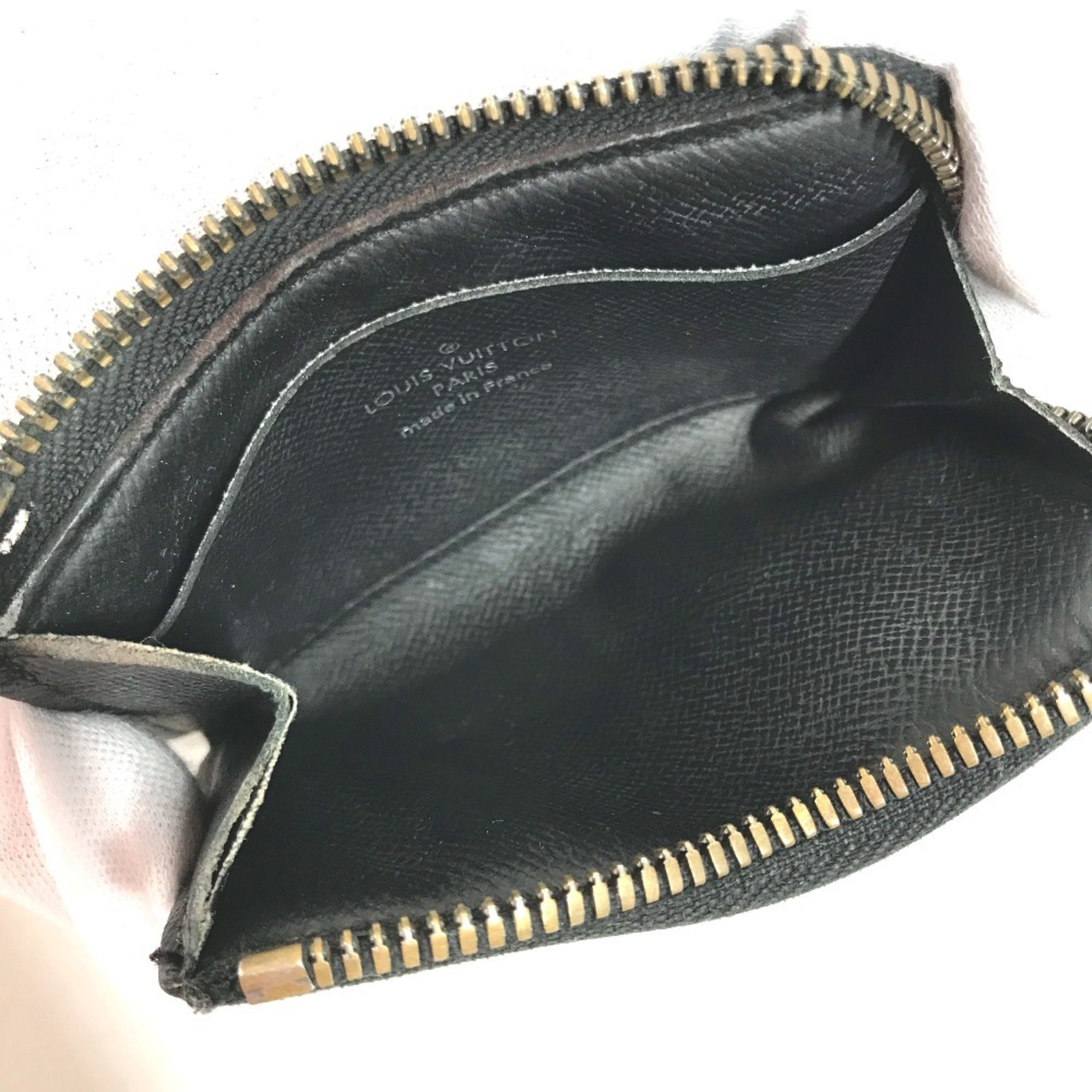 Louis Vuitton Black Monogram Eclipse Coin Purse/Coin Case (Pre-Owned)