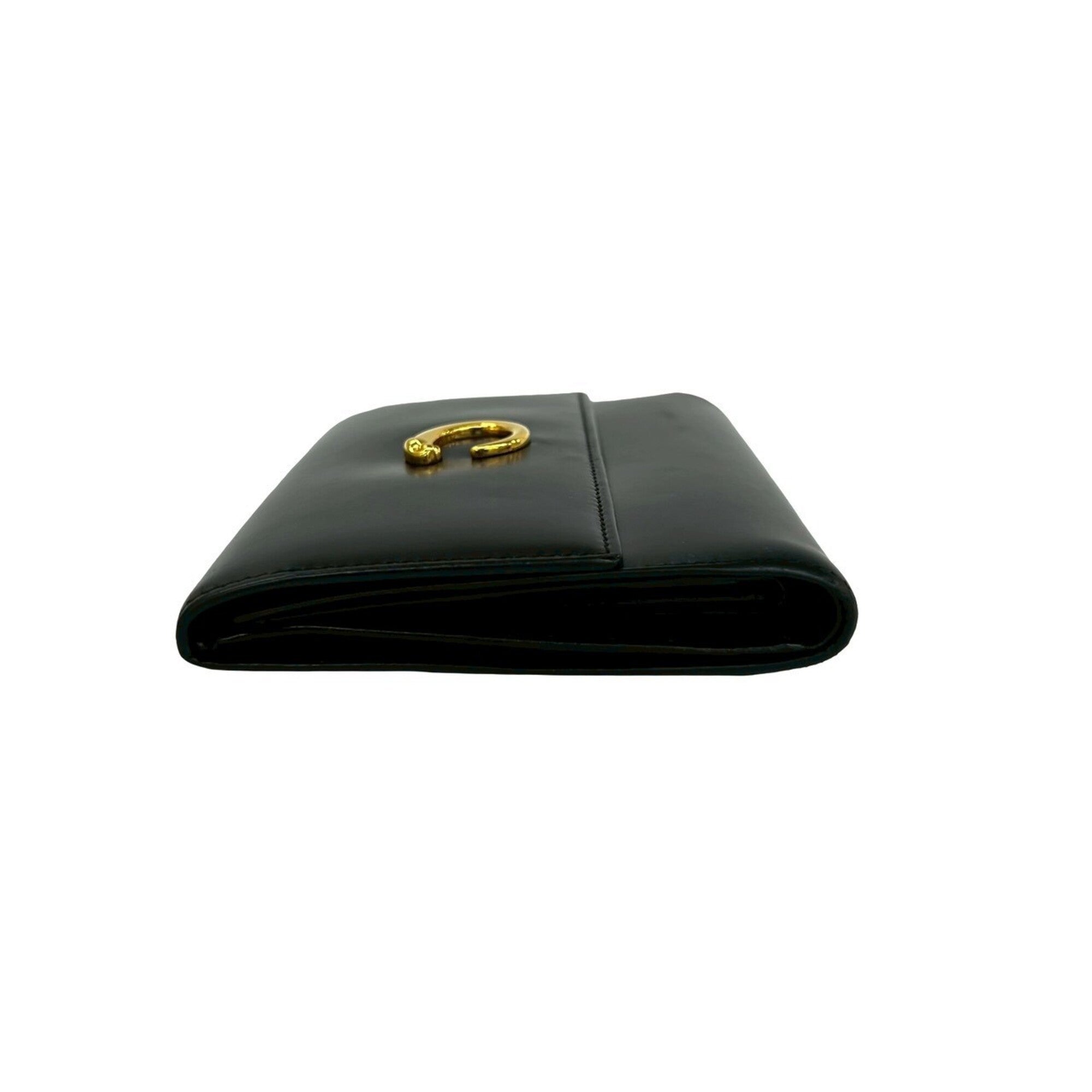 Cartier Black Leather Wallet (Tri-Fold) (Pre-Owned)