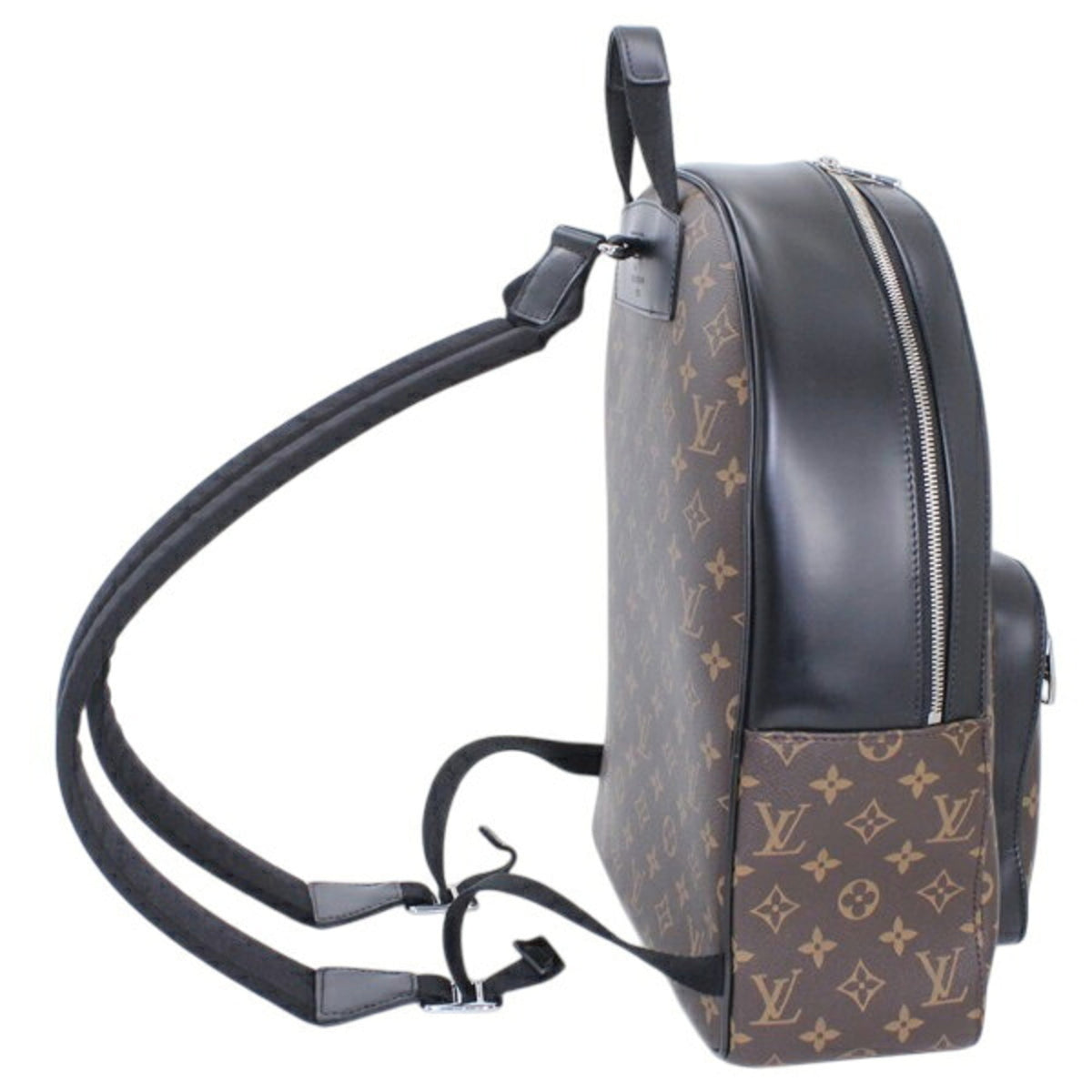 Louis Vuitton Monogram Macassar Black Brown Monogram Leather Backpack (Pre-Owned)