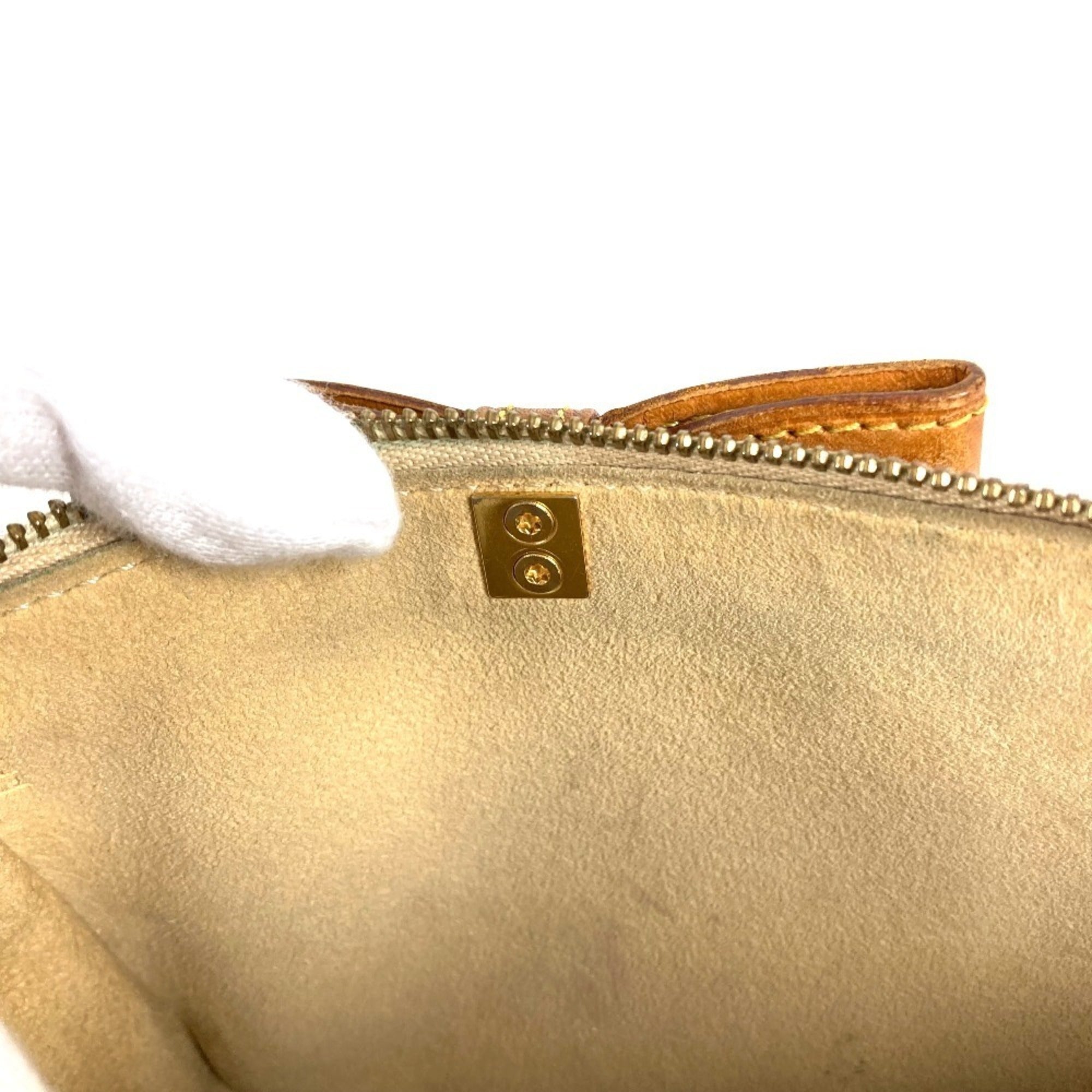 Louis Vuitton Brown Pink Monogram Cherry Blossom Handbag Pouch Shoulder Bag (Pre-Owned)