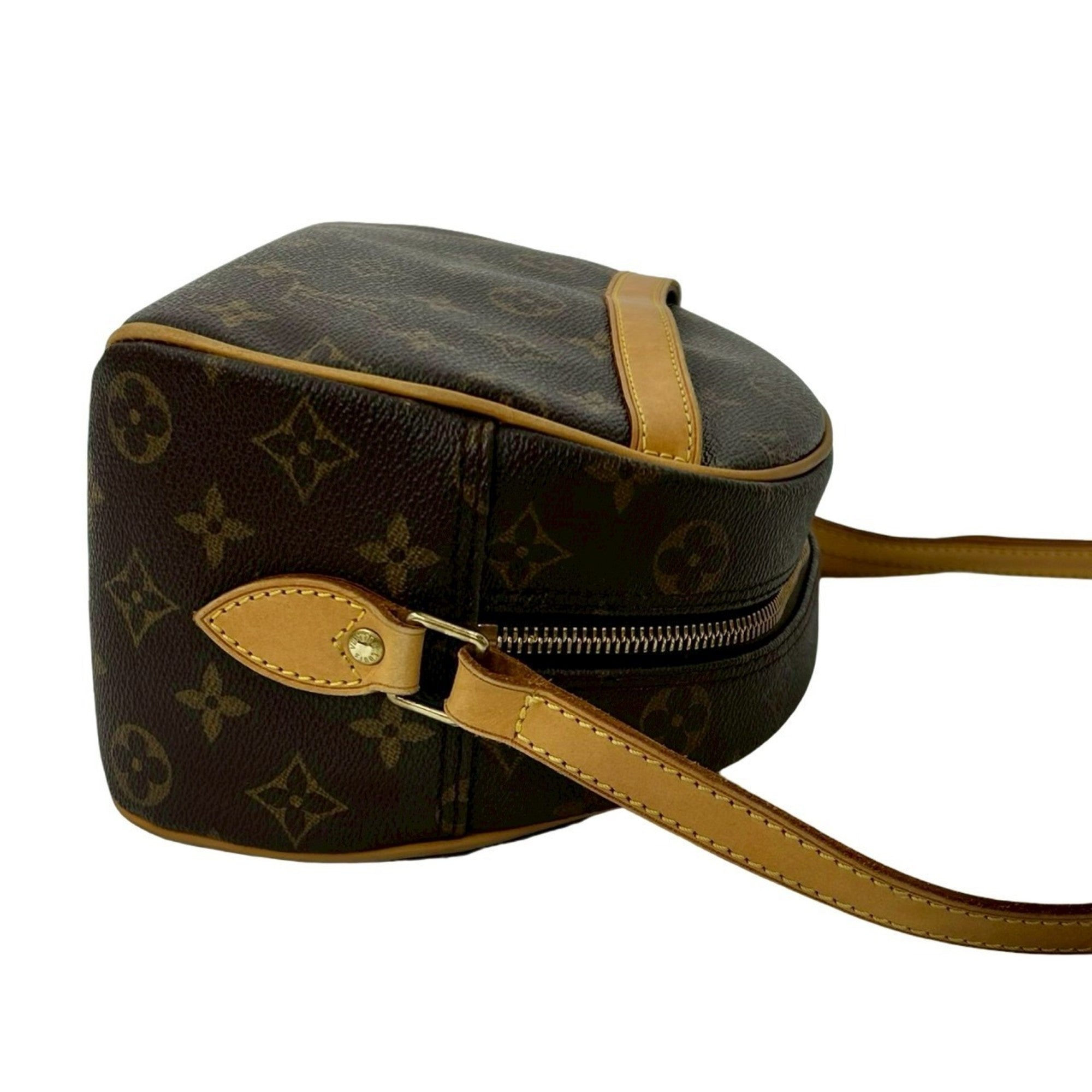 Louis Vuitton Brown Leather Pvc Pochette Shoulder Bag (Pre-Owned)