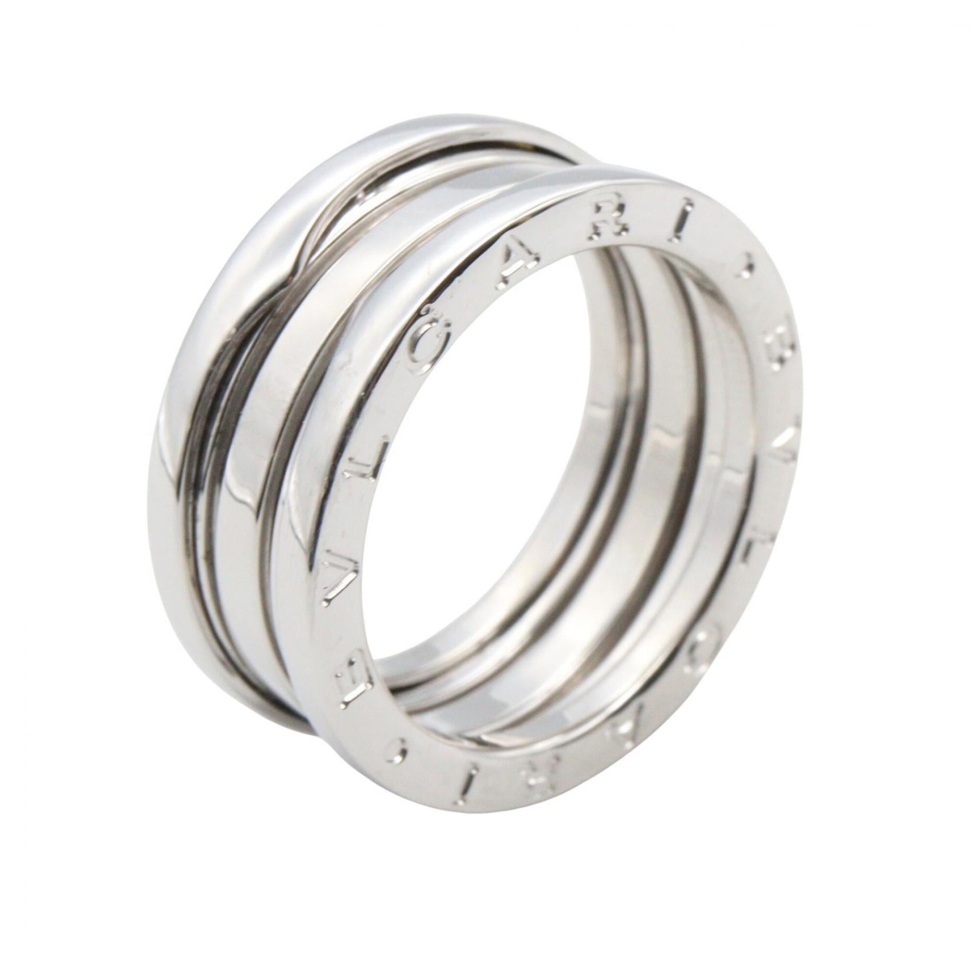 Bvlgari Silver White Gold (18K) Band Ring (Pre-Owned)