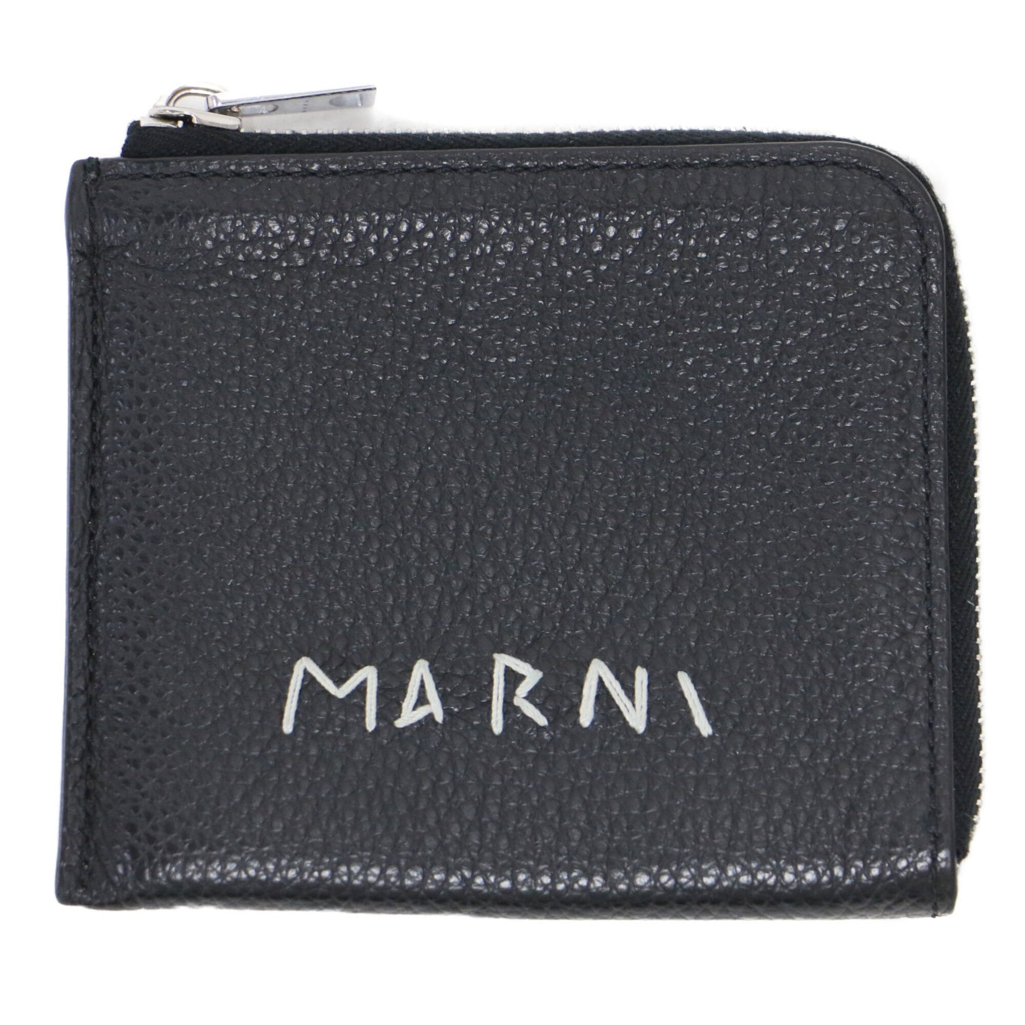 Marni Black Leather Coin Purse/Coin Case (Pre-Owned)