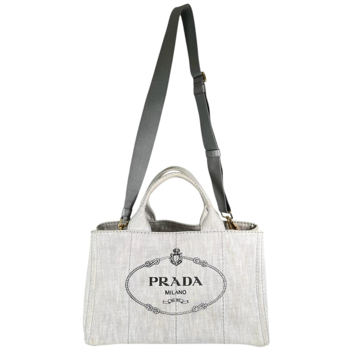 Prada Denim Tote Bag (Pre-Owned)