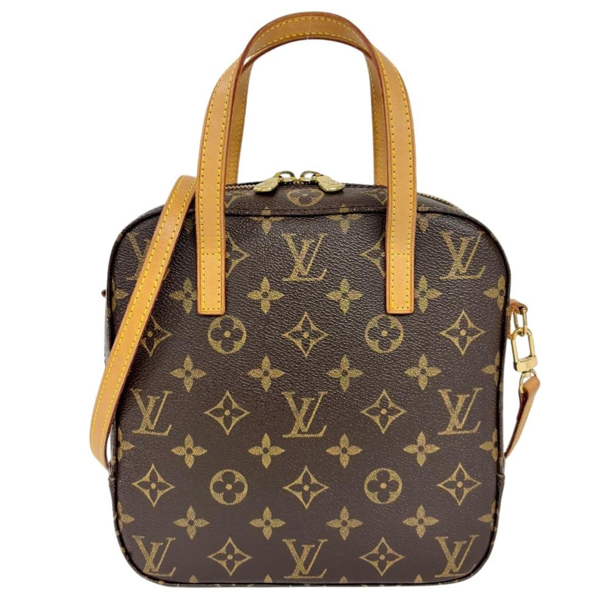 Louis Vuitton Brown Monogram Canvas Handbag (Pre-Owned)