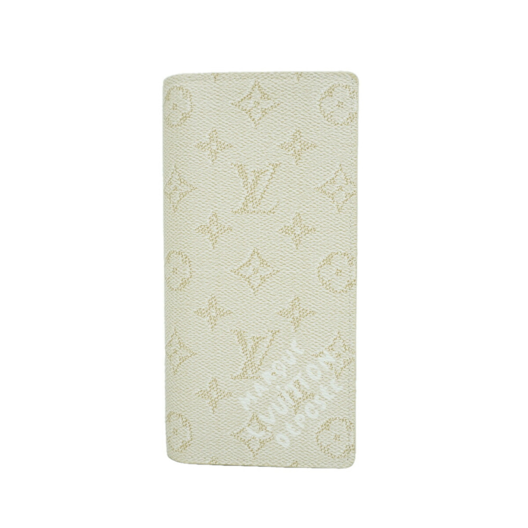Louis Vuitton Off-White Long Wallet (Bi-Fold) (Pre-Owned)