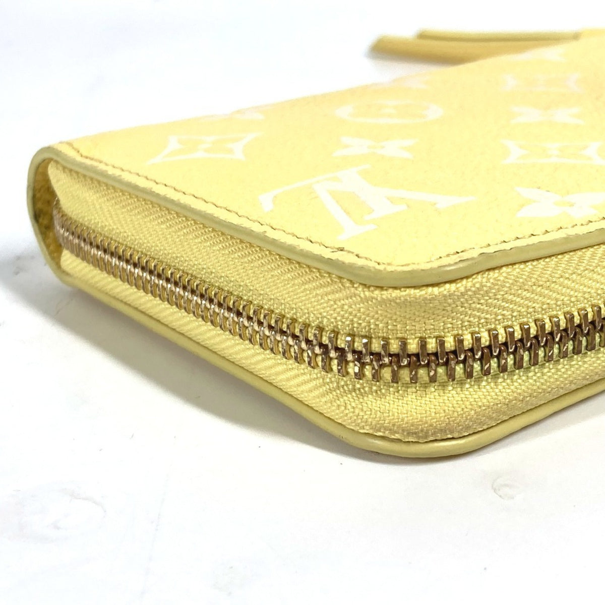 Louis Vuitton Yellow Monogram Empreinte Long Wallet (Bi-Fold) (Pre-Owned)