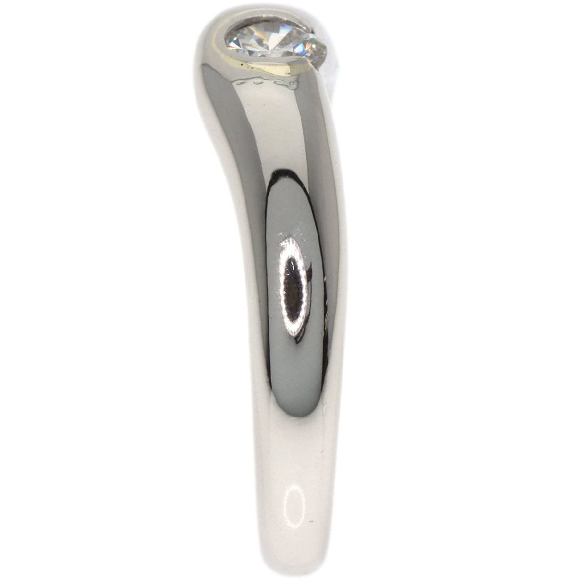 Tiffany Platinum Platinum 950 Band Ring (Pre-Owned)