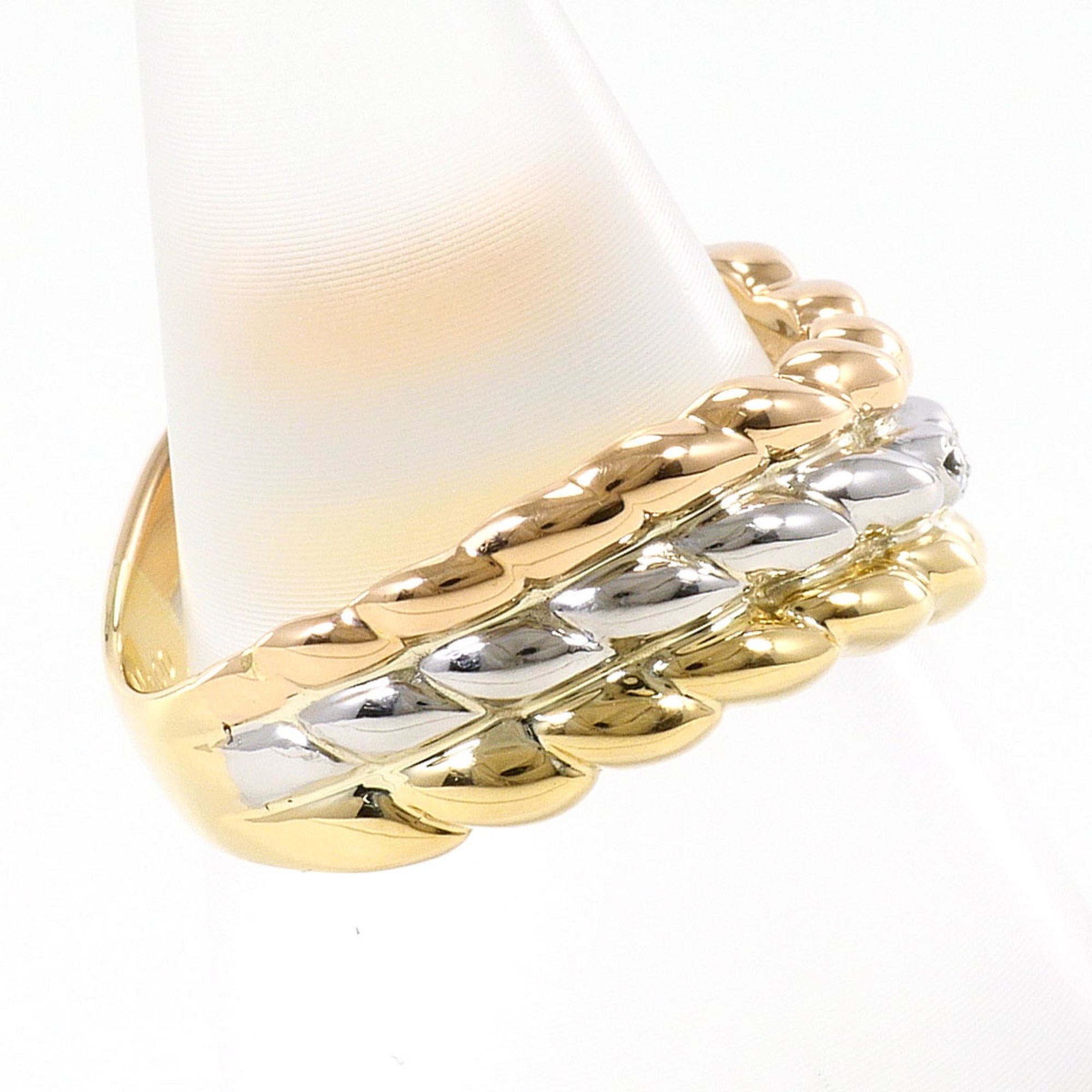 Unbranded Pink Gold Platinum Yellow Gold Yellow Gold (18K) Pink Gold (18K) Platinum 900 Band Ring (Pre-Owned)