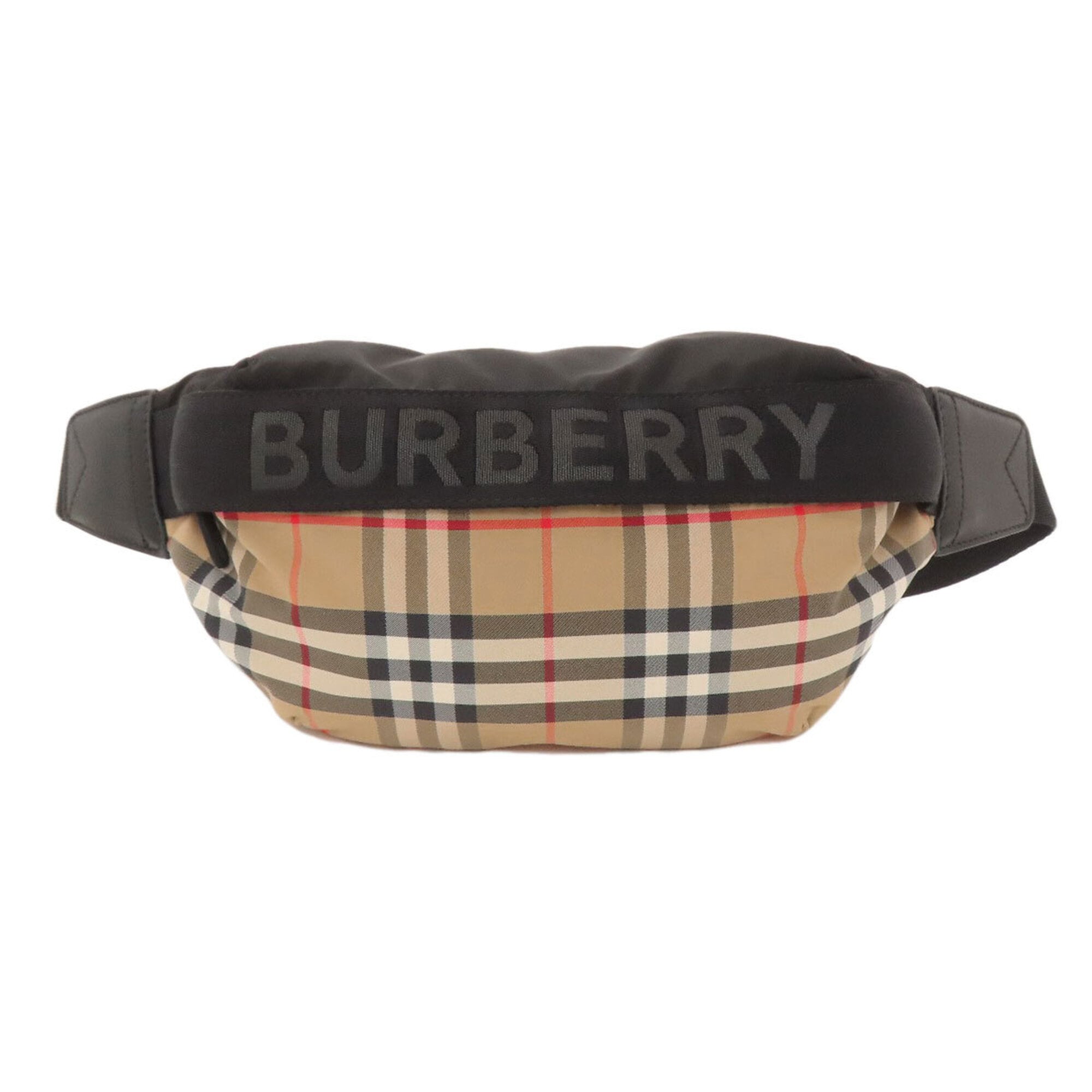 Burberry Beige Nylon Canvas Sling Bag (Pre-Owned)