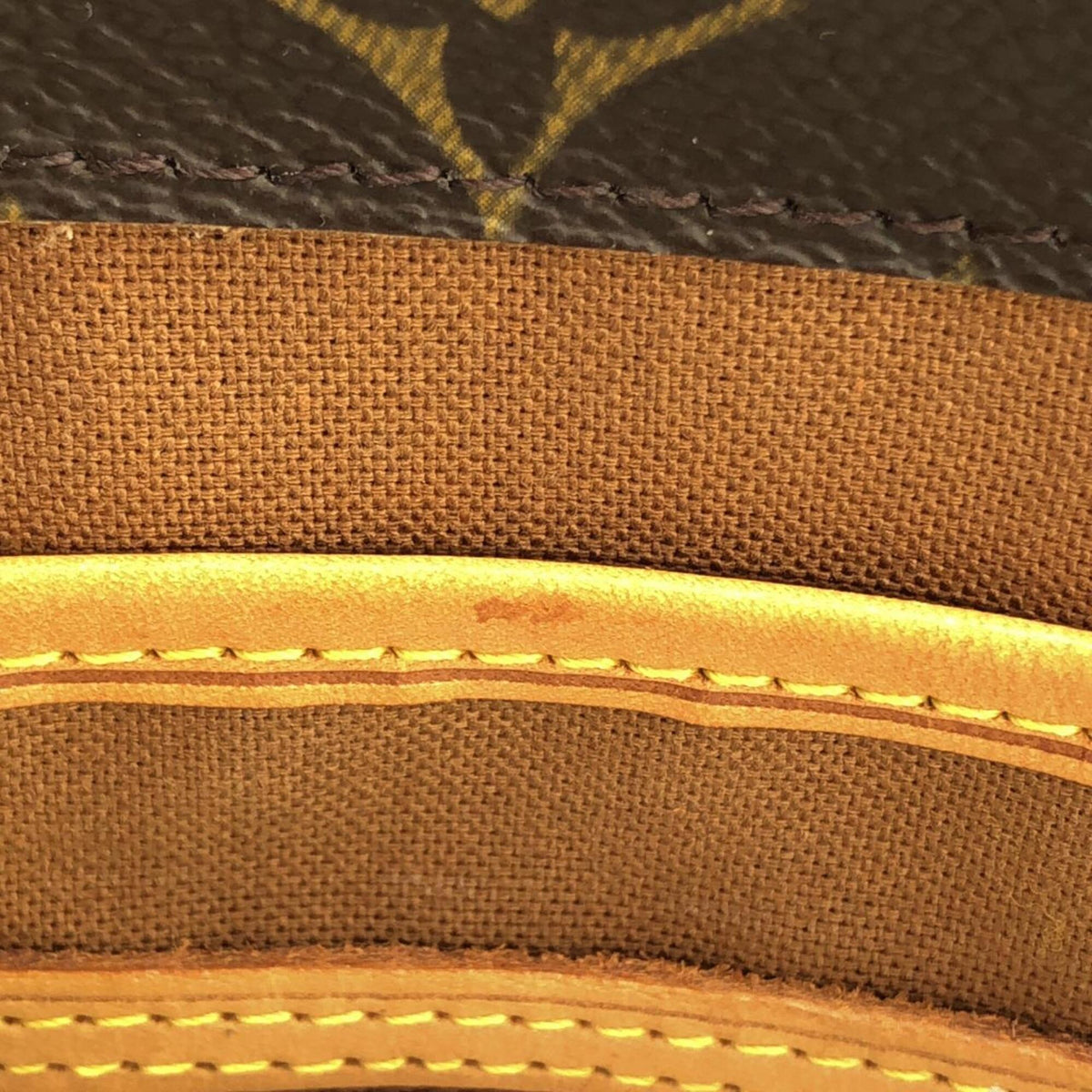 Louis Vuitton Brown Coated Canvas Handbag (Pre-Owned)