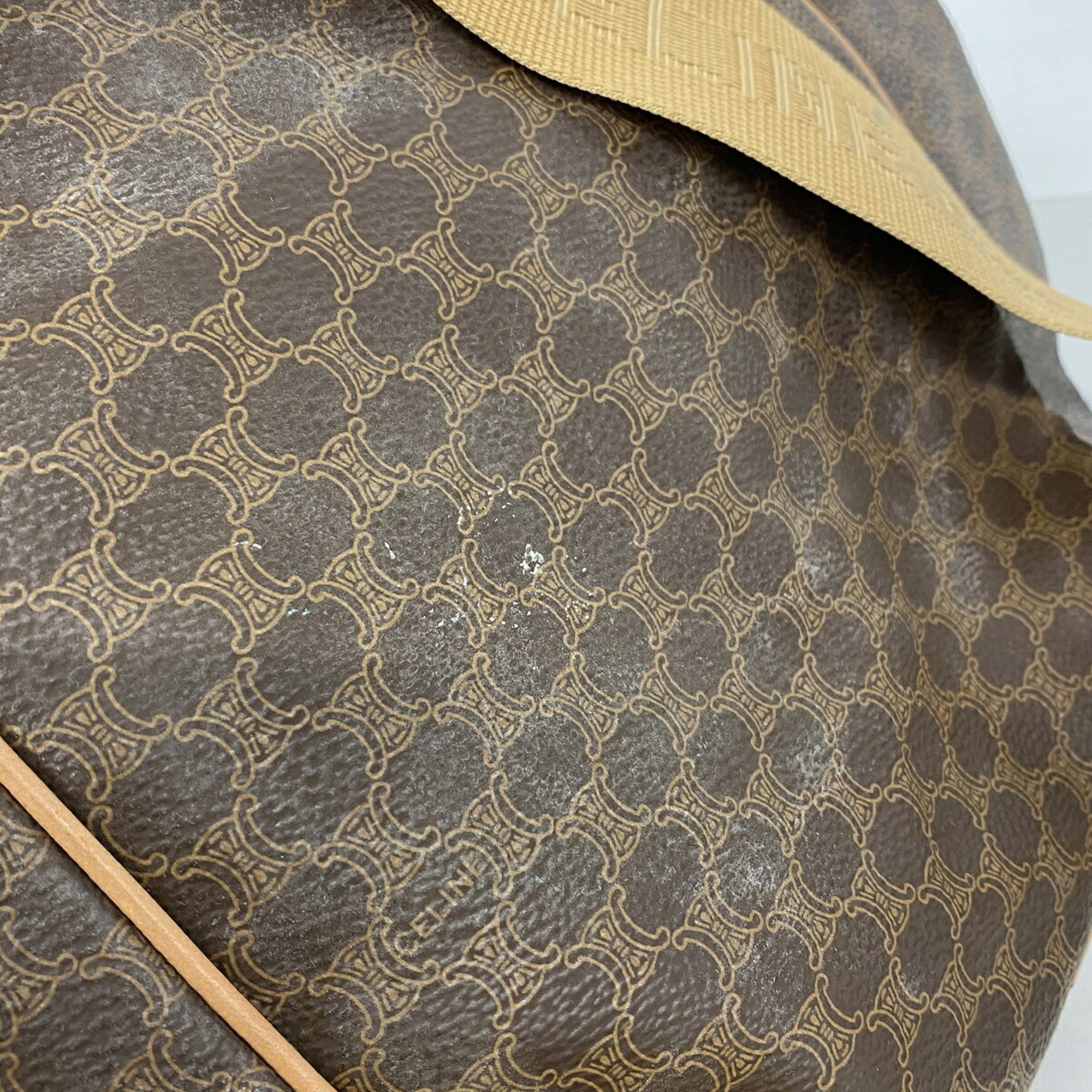 Celine Brown Pvc Backpack (Pre-Owned)