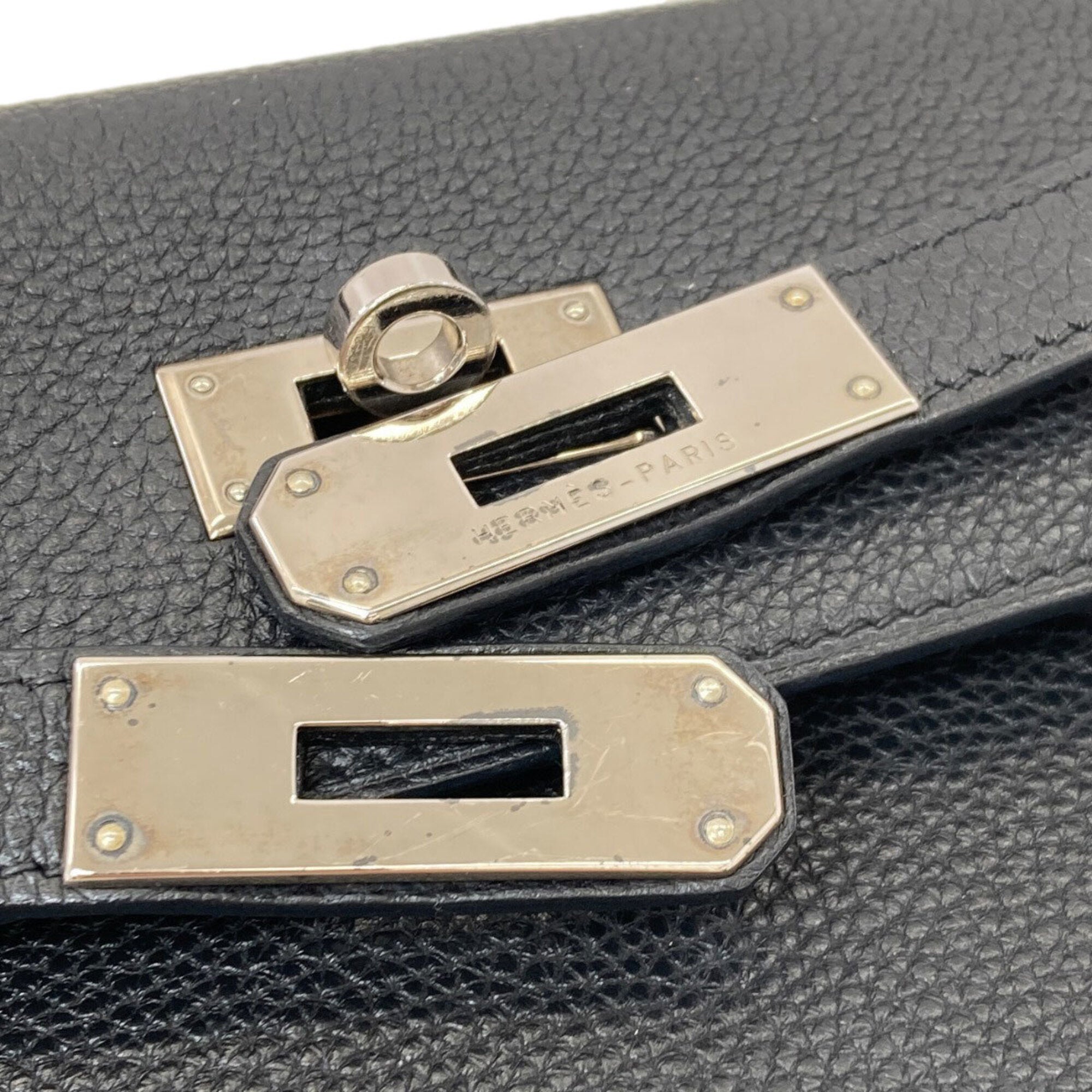 Hermes Kelly Black Handbag (Pre-Owned)