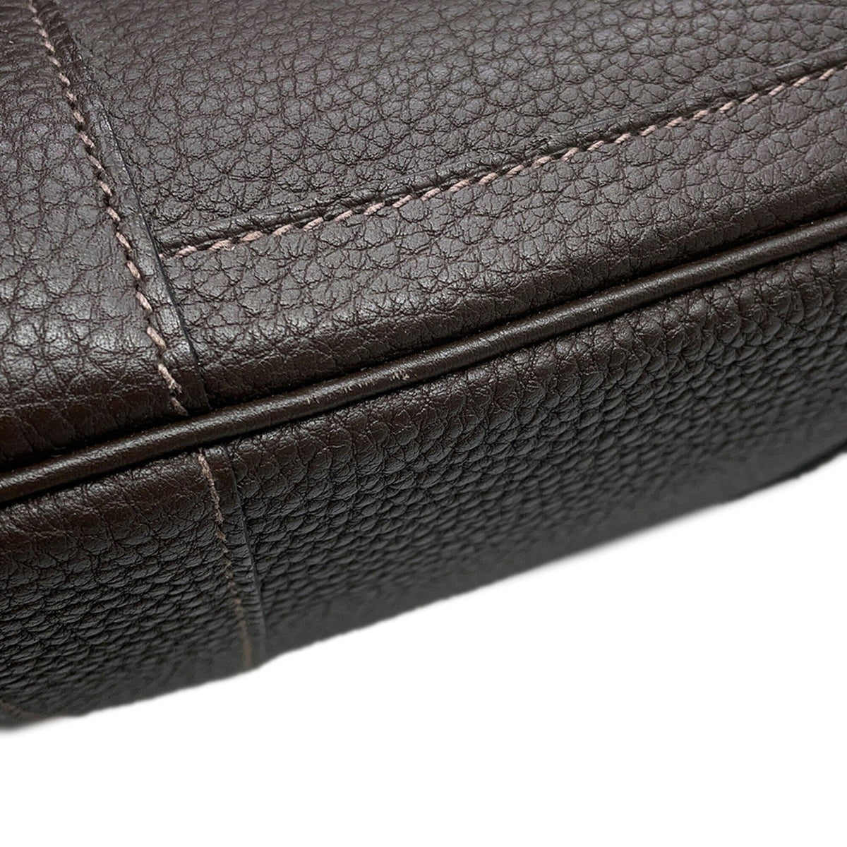 Hermes Ebene Negonda Leather Handbag Tote Bag (Pre-Owned)
