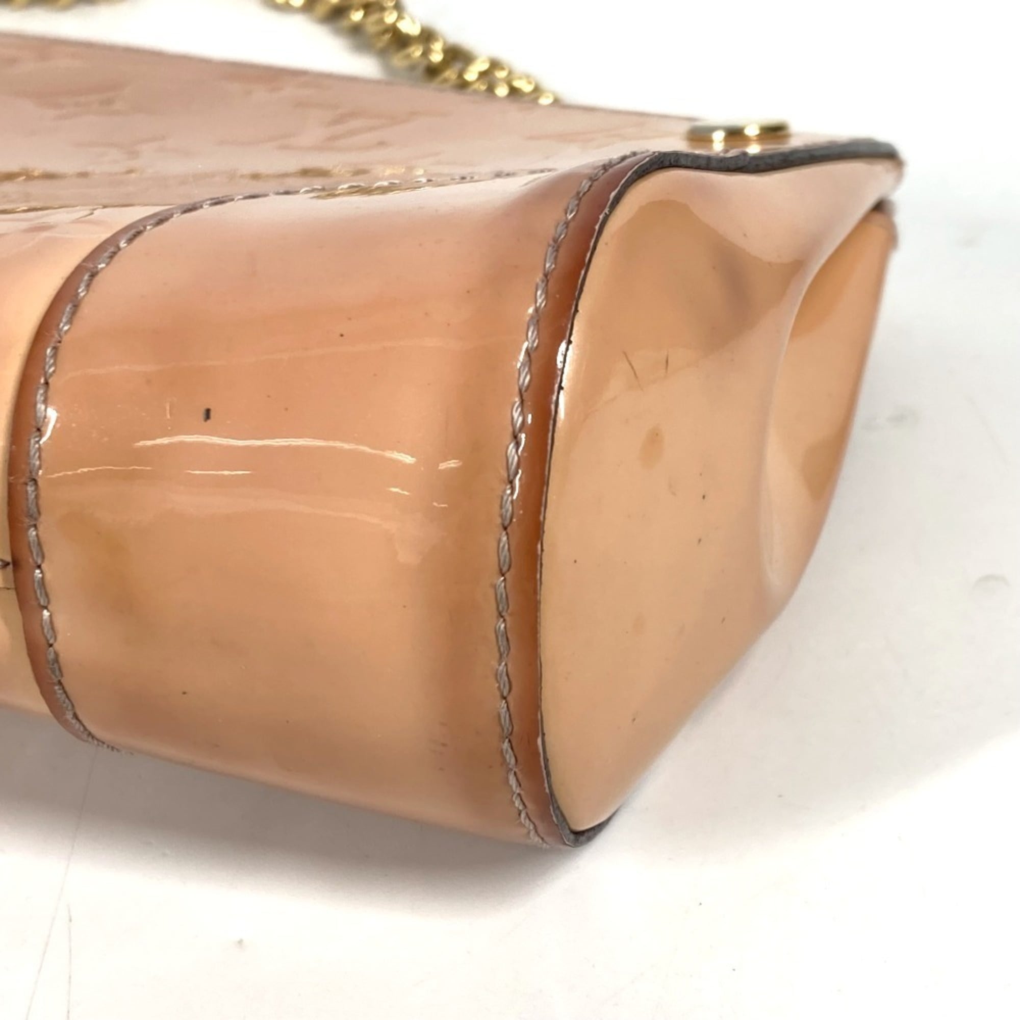 Louis Vuitton Pink Rose Ballerine Monogram Vernis Handbag Shoulder Bag (Pre-Owned)