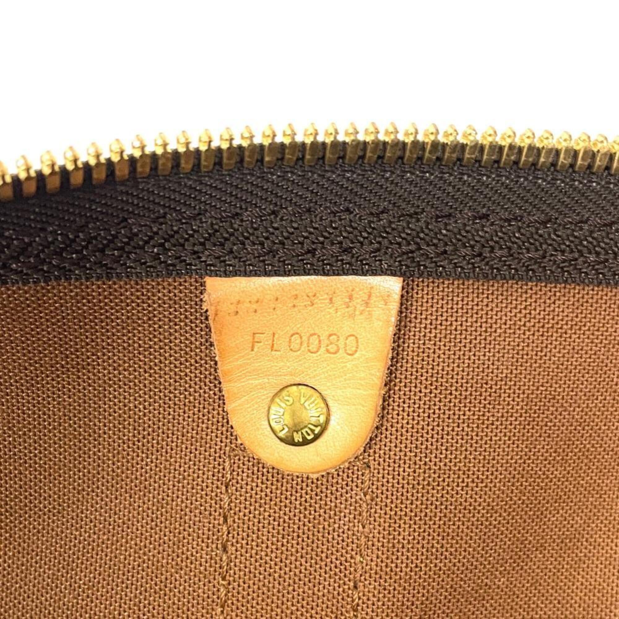 Louis Vuitton Brown Monogram Canvas Boston Bag (Pre-Owned)