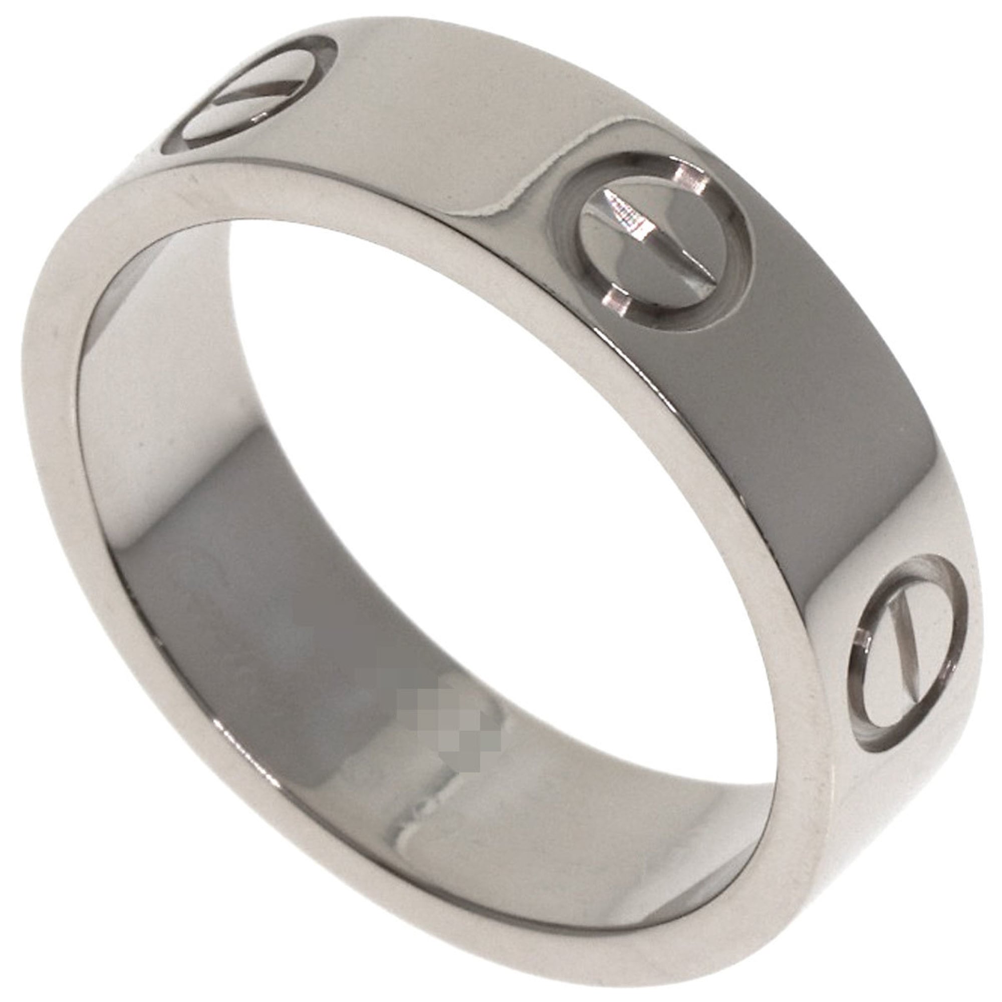Cartier Love White Gold (18K) Band Ring (Pre-Owned)