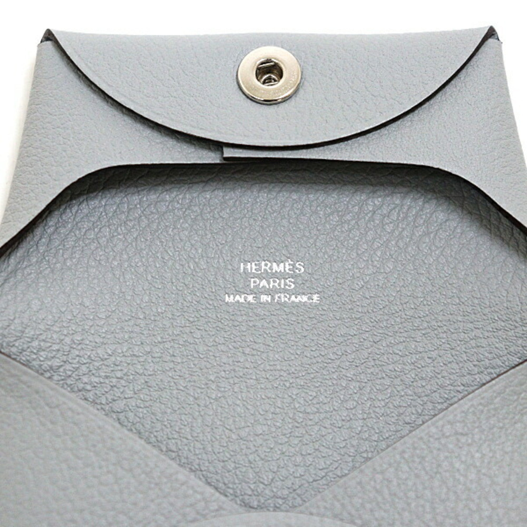 Hermes Evercalf Leather Coin Purse/Coin Case (Pre-Owned)