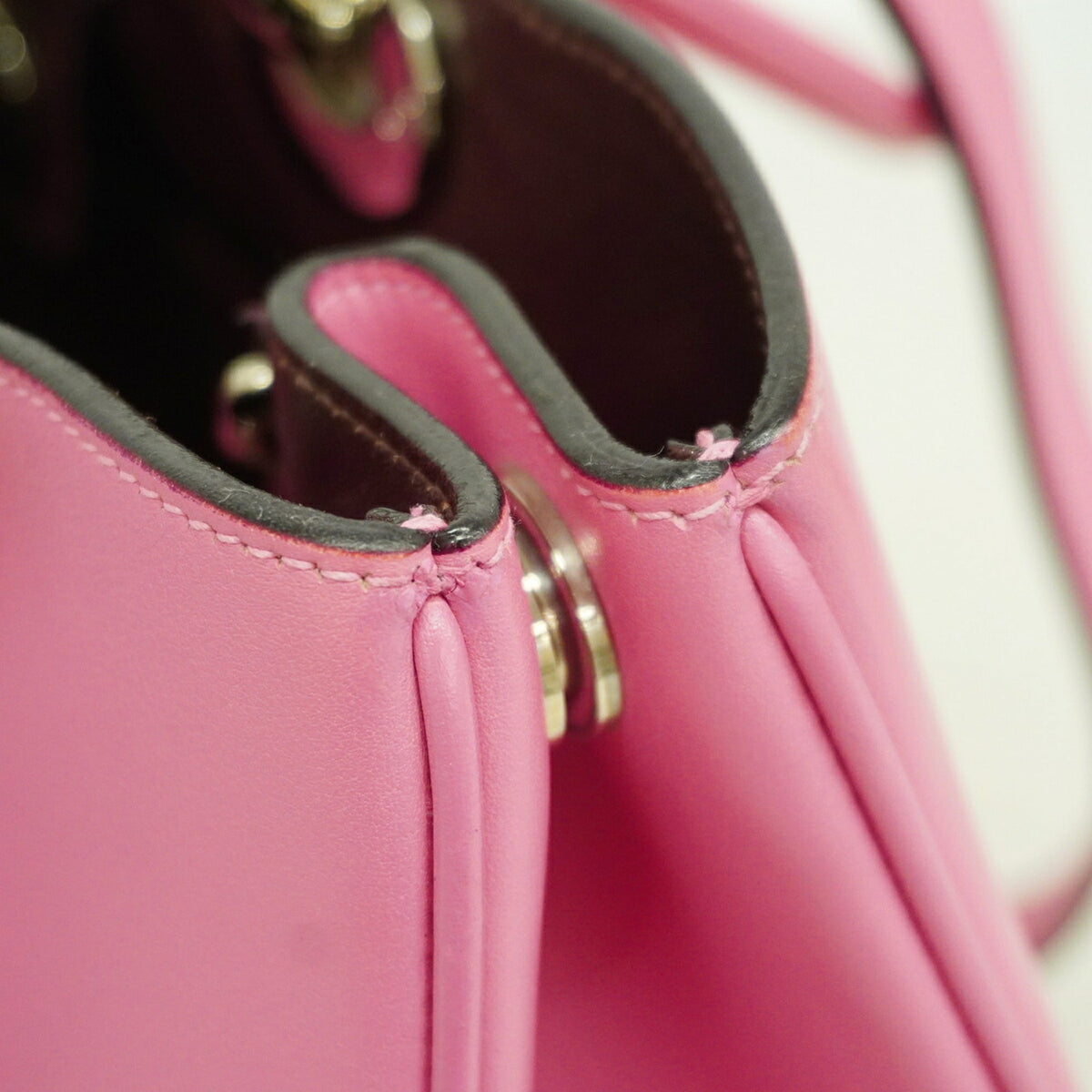 Christian Dior Pink Leather Handbag (Pre-Owned)
