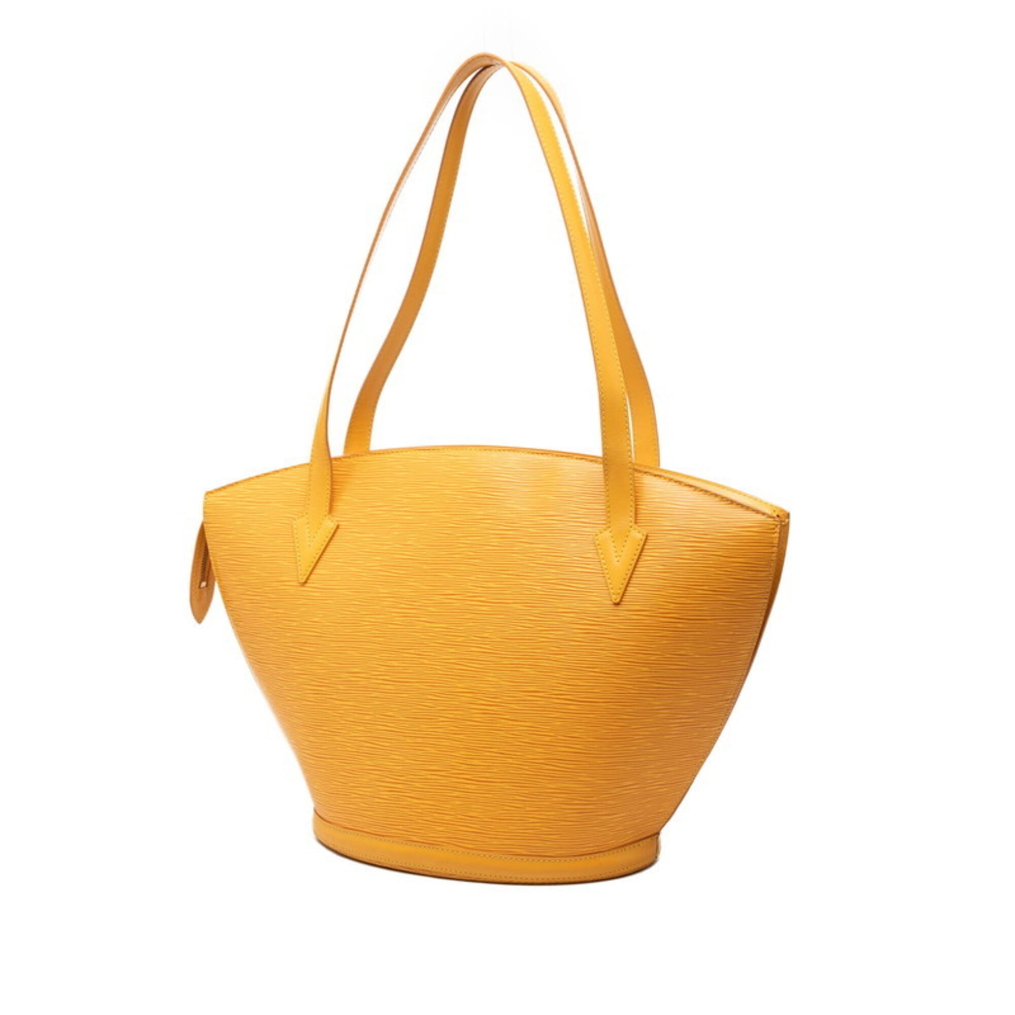 Louis Vuitton Yellow Leather Shoulder Bag Tote Bag (Pre-Owned)