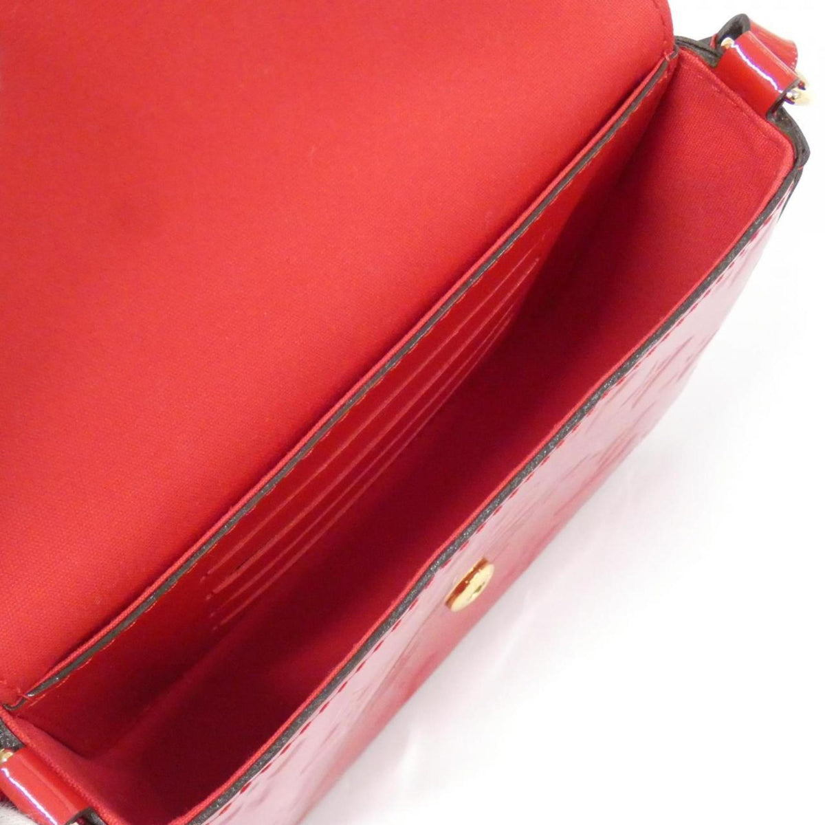 Louis Vuitton Cerise Red Color Leather Shoulder Bag (Pre-Owned)