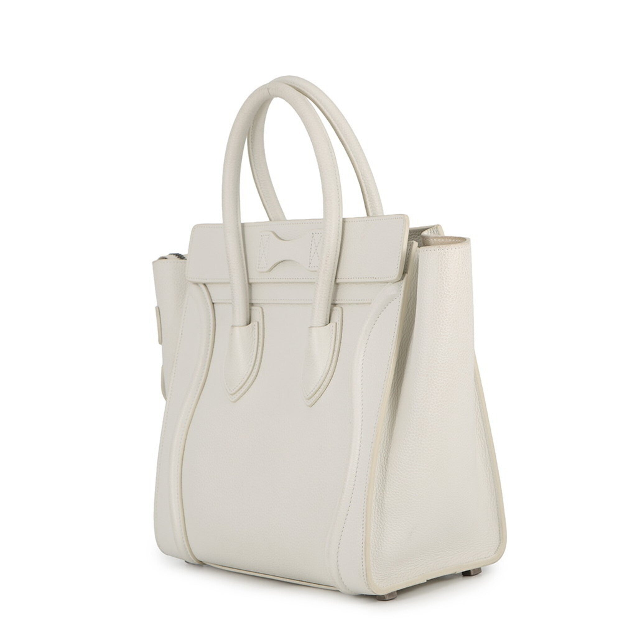 Celine White Leather Handbag (Pre-Owned)
