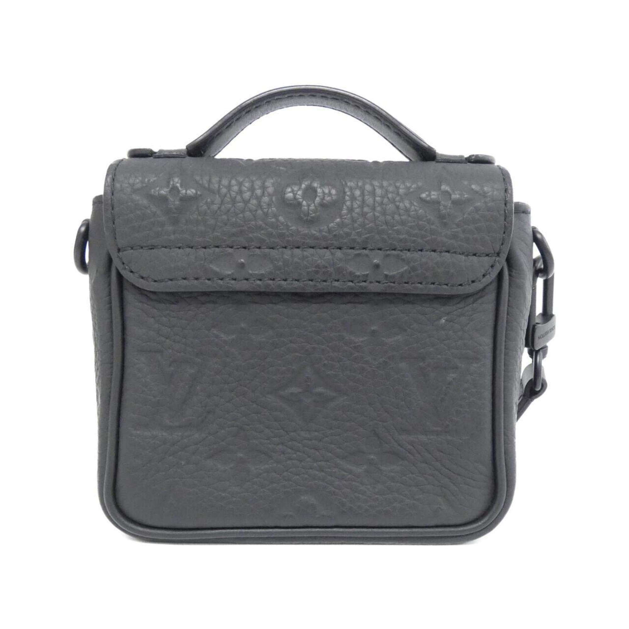 Louis Vuitton Taurillon Black Leather Shoulder Bag (Pre-Owned)