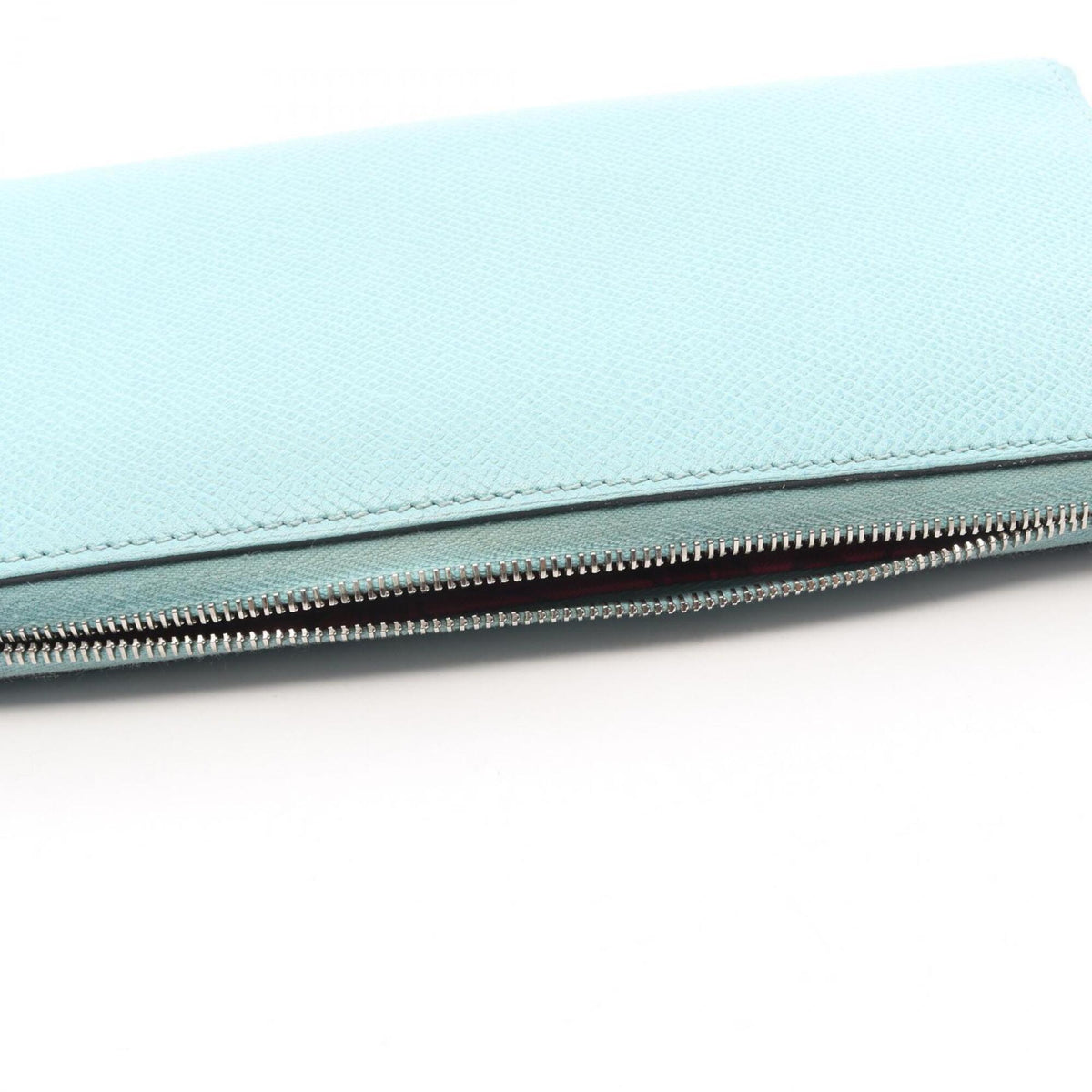 Hermes Blue Atoll Epsom Leather Long Wallet (Bi-Fold) (Pre-Owned)