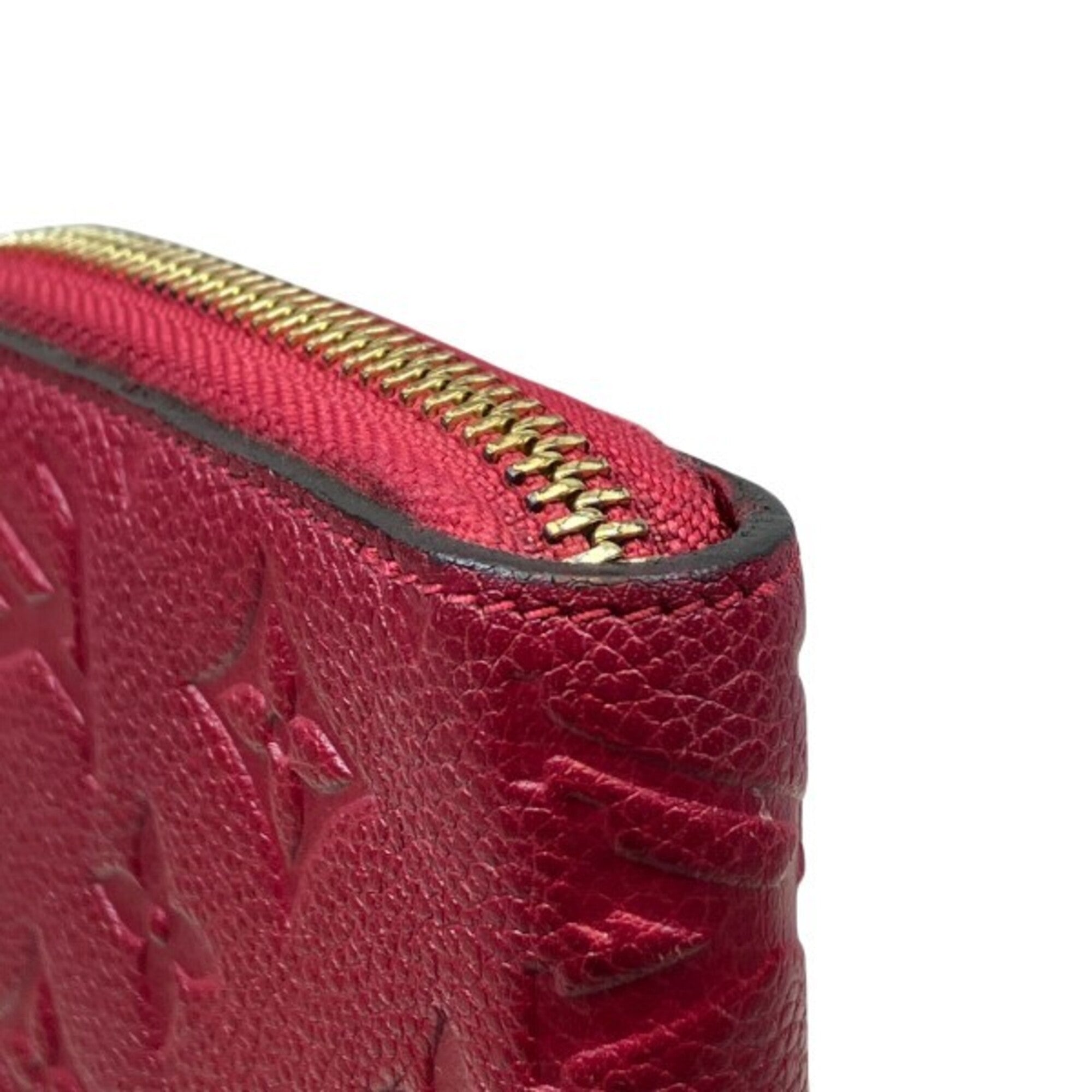 Louis Vuitton Monogram Empreinte Jaipur Pink Leather Long Wallet (Bi-Fold) (Pre-Owned)