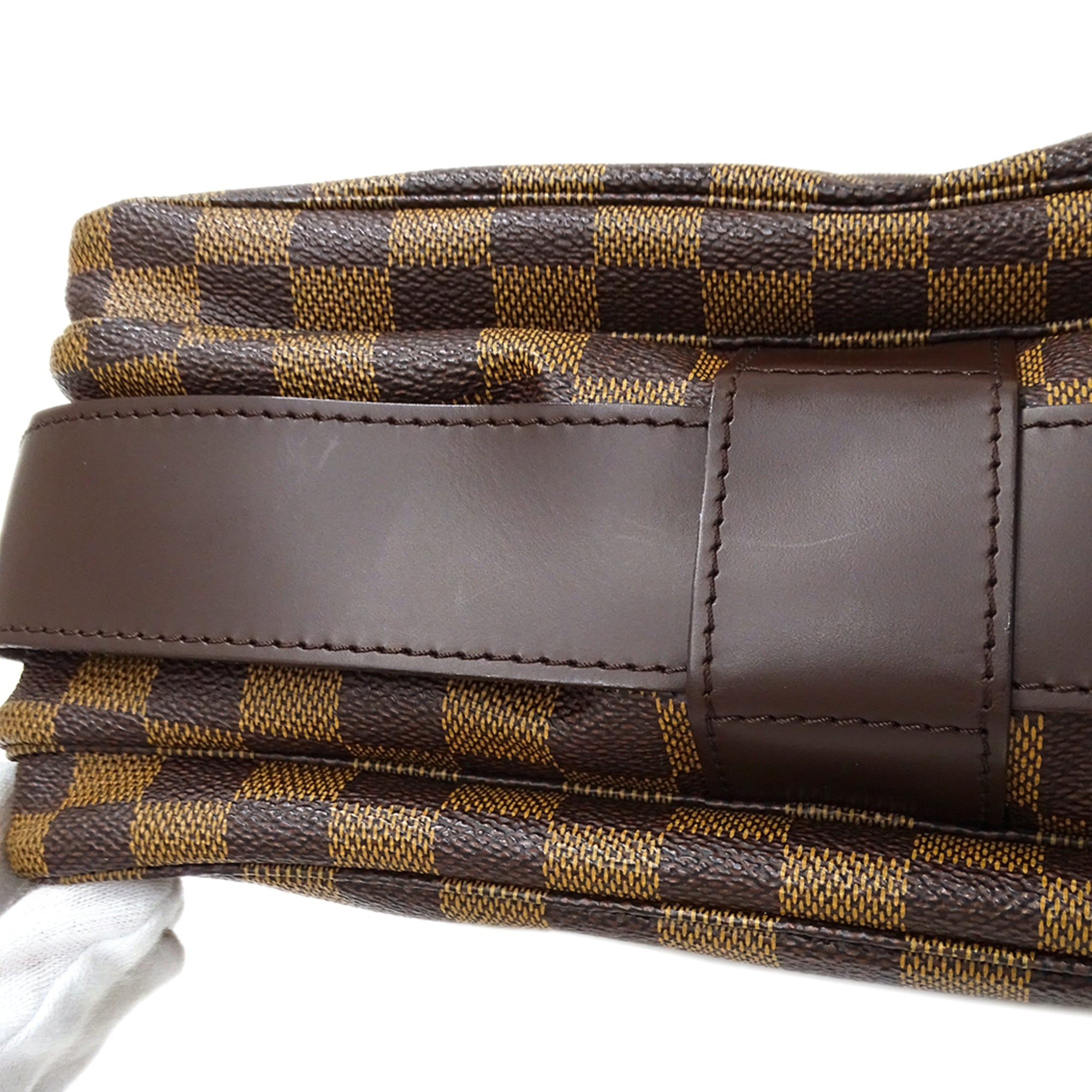 Louis Vuitton Brown Damier Canvas Damier Canvas Handbag Shoulder Bag (Pre-Owned)