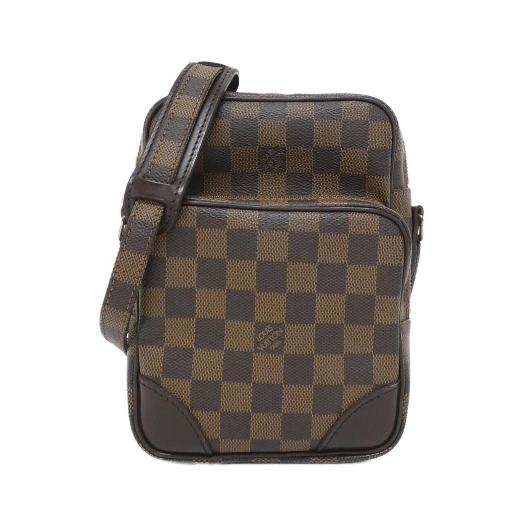 Louis Vuitton Ebene Coated Canvas Shoulder Bag (Pre-Owned)