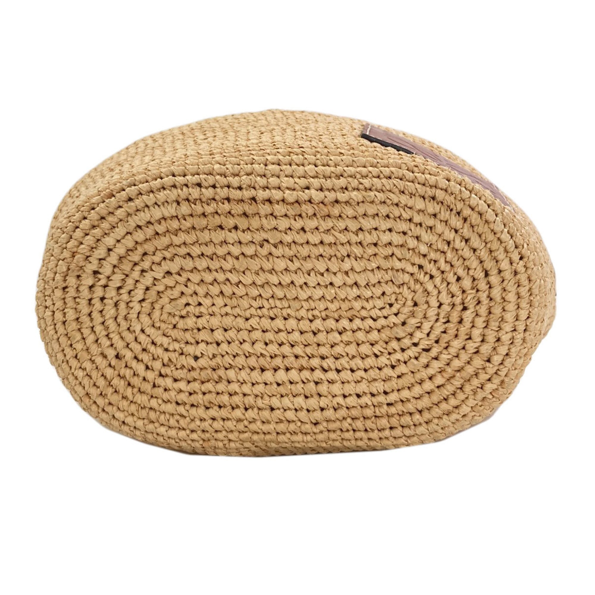 Loewe Brown Raffia Pochette Shoulder Bag (Pre-Owned)