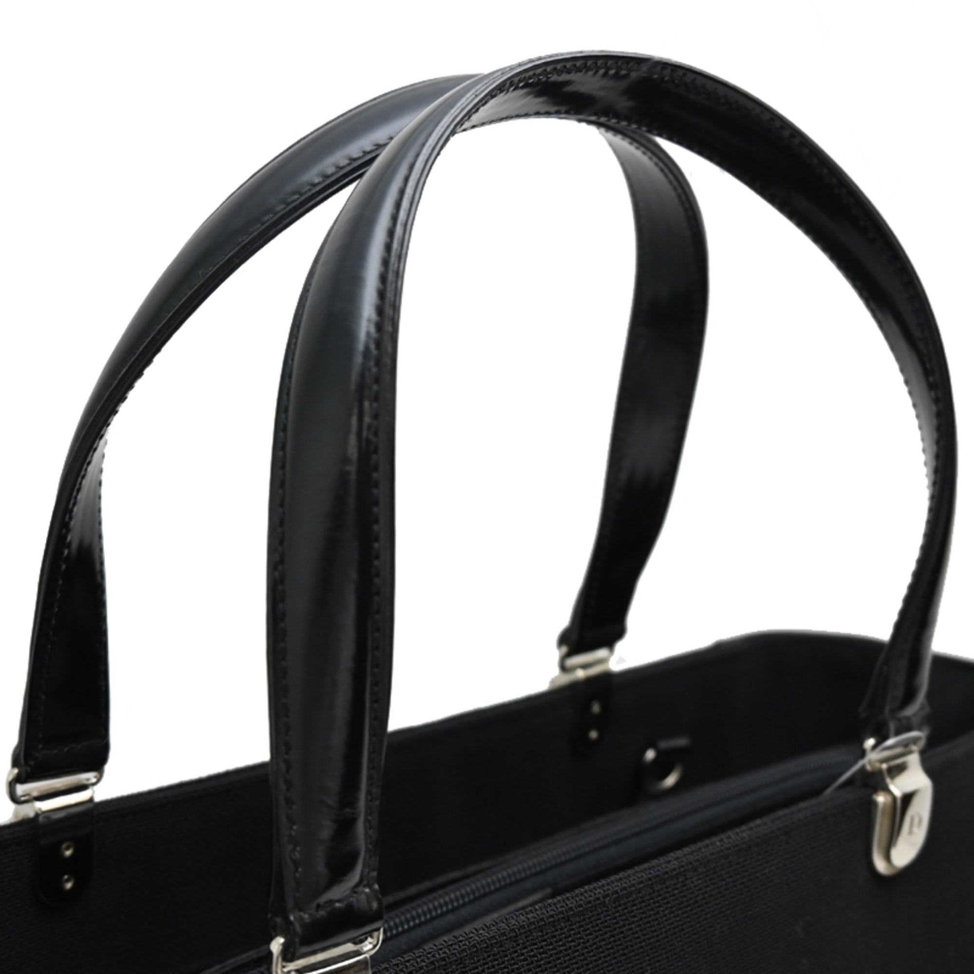 Christian Dior Black Canvas Tote Bag (Pre-Owned)