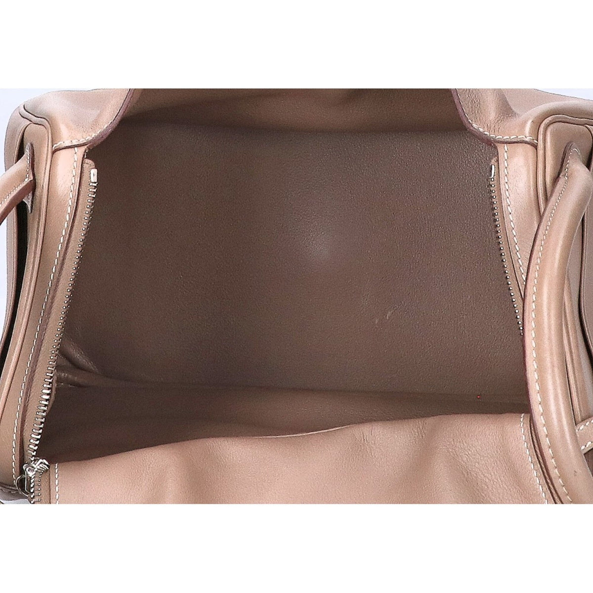Hermes Etoupe Gray Swift Leather Shoulder Bag (Pre-Owned)