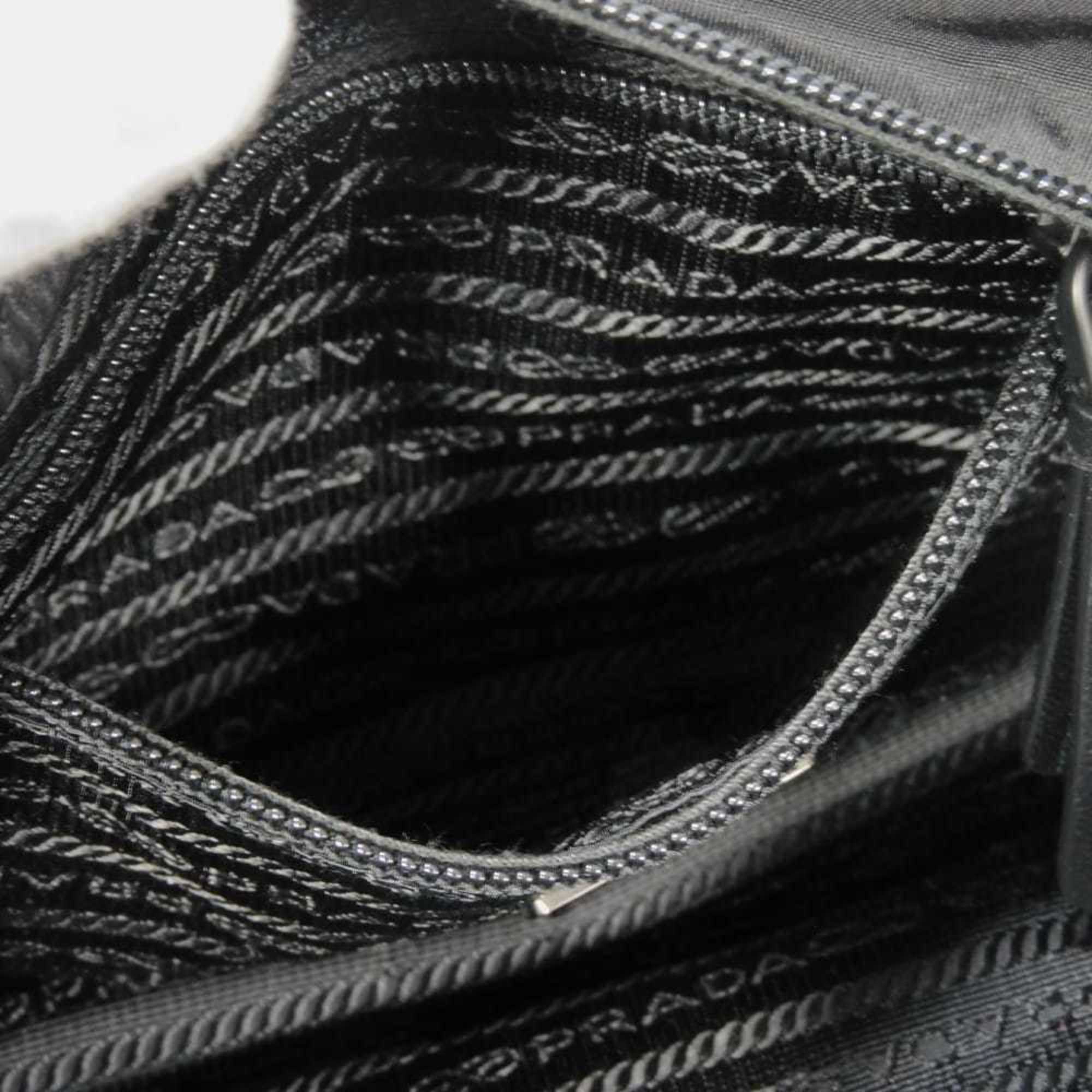 Prada Black Nero Nylon Shoulder Bag Sling Bag (Pre-Owned)