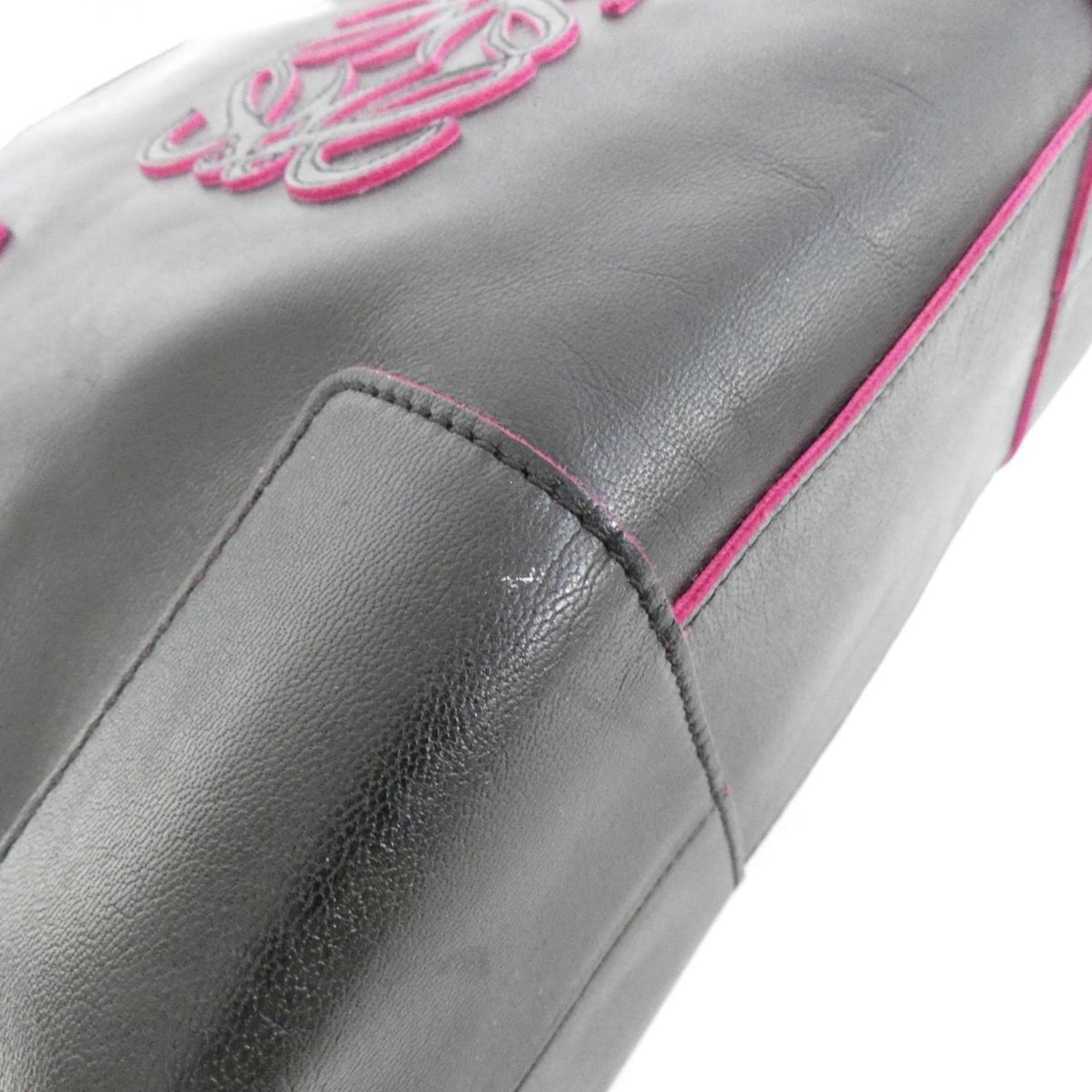 Loewe Amazona Black Pink Leather Handbag (Pre-Owned)