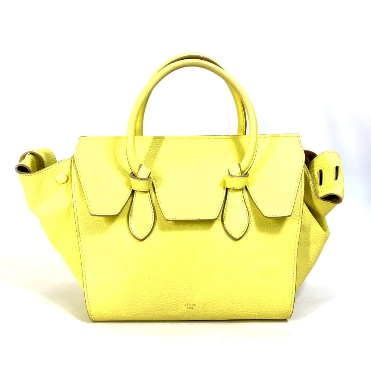 Celine Yellow Leather Handbag (Pre-Owned)