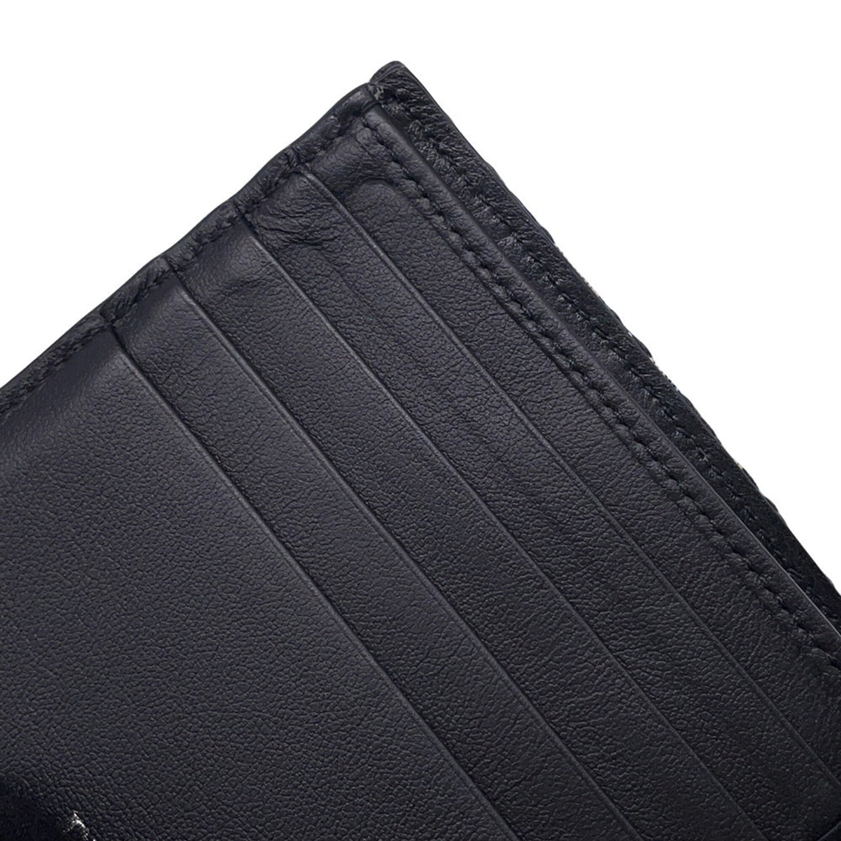 Christian Dior Beige Black Jacquard Wallet (Bi-Fold) (Pre-Owned)