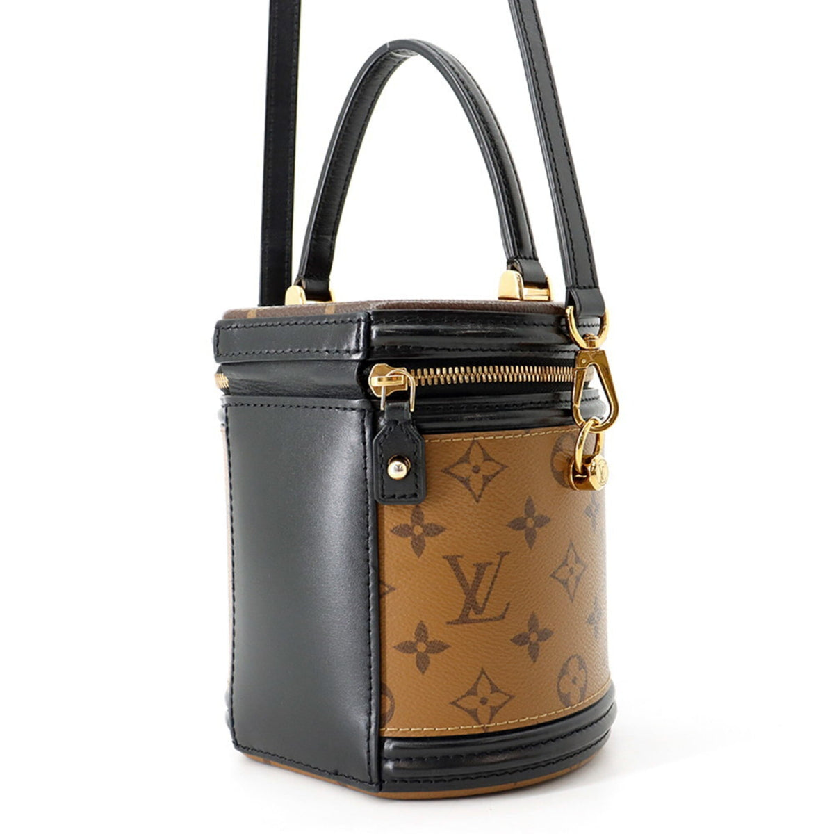 Louis Vuitton Monogram Reverse Noir Monogram Reverse Monogram Handbag Shoulder Bag (Pre-Owned)